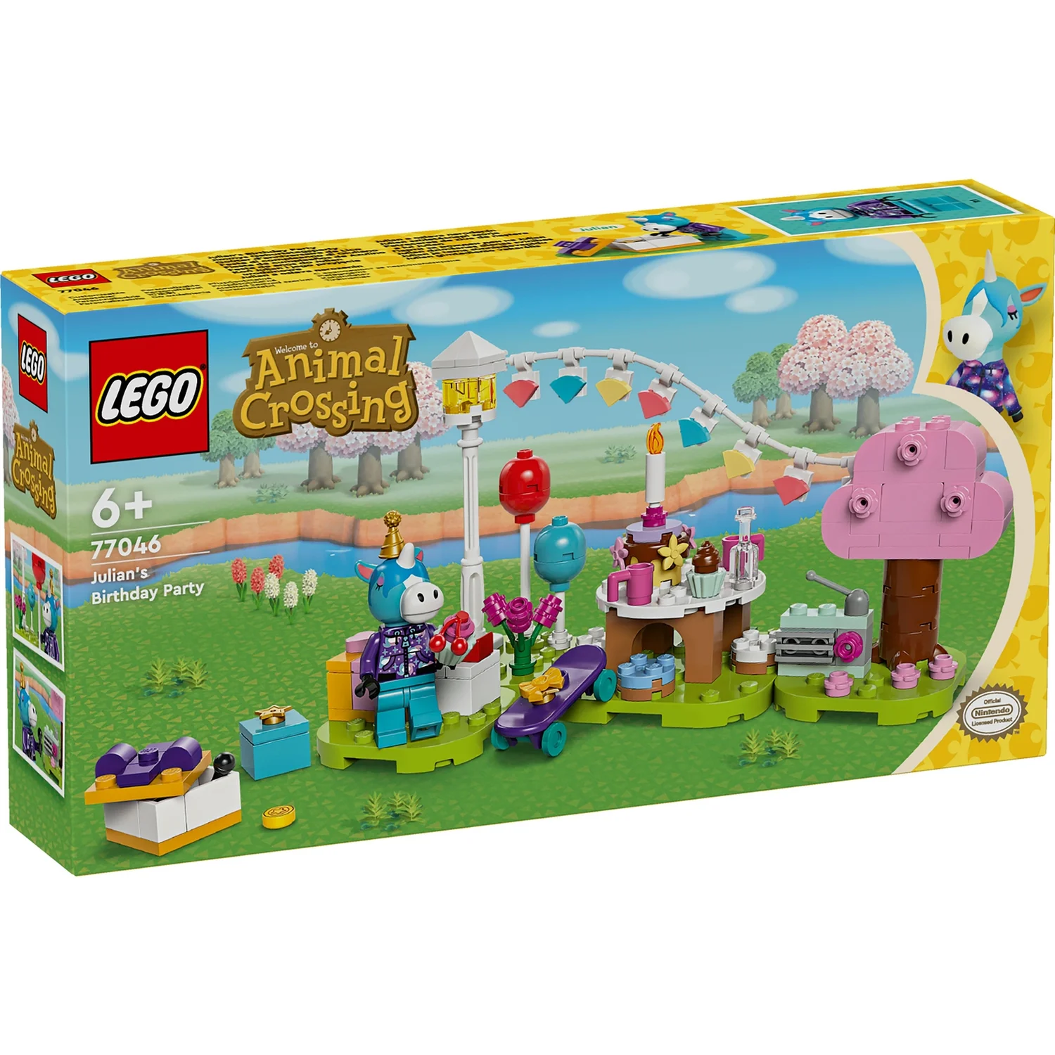 LEGO Animal Crossing Julian’s Birthday Party Creative Toy 77046