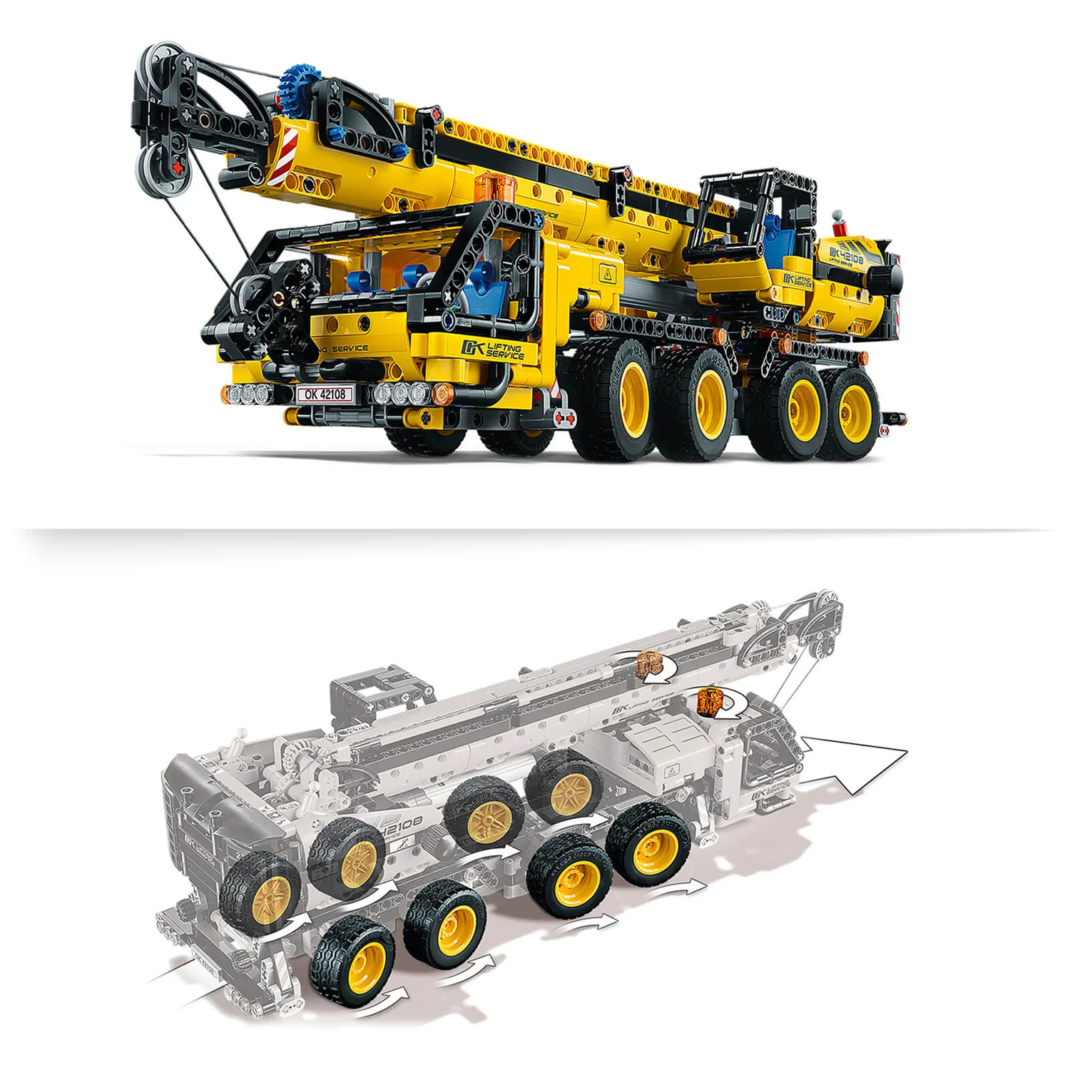 LEGO Technic: Mobile Crane Truck Toy (42108)