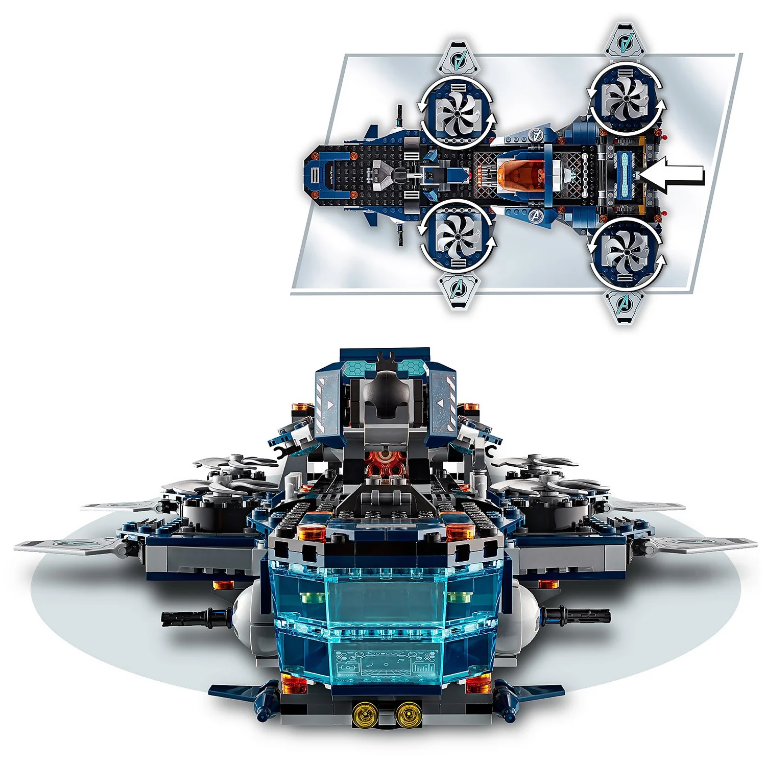 LEGO Marvel Avengers Helicarrier Toy (76153)