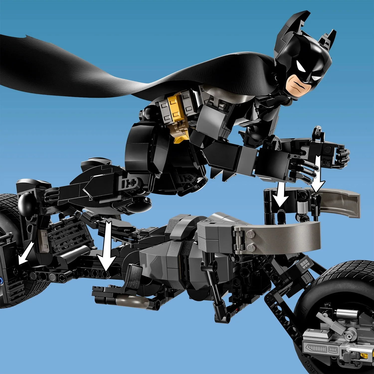 LEGO DC Batman: Batman Construction Figure & the Bat-Pod Bike 76273