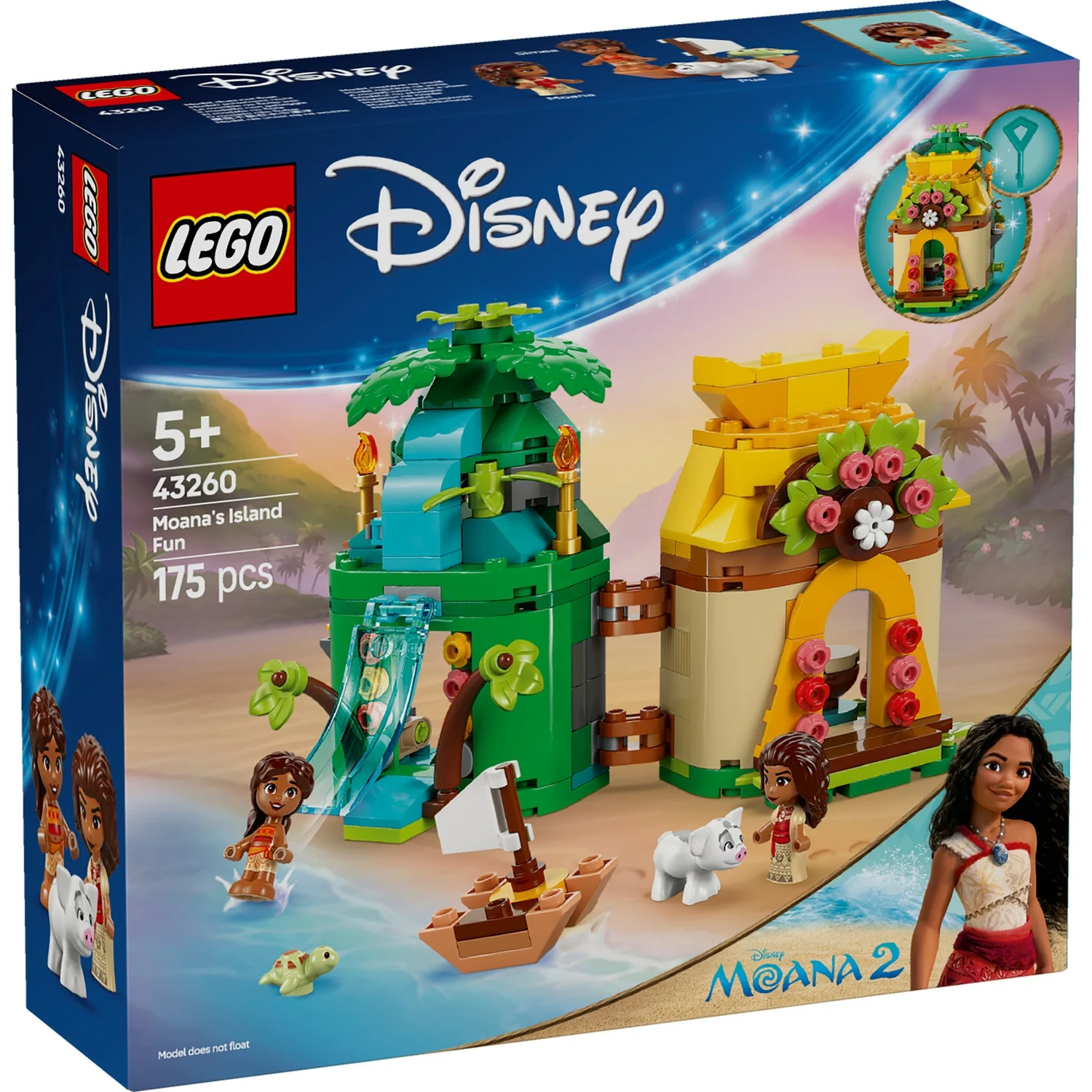 LEGO | Disney Princess Moana’s Island Fun Building Toy 43260