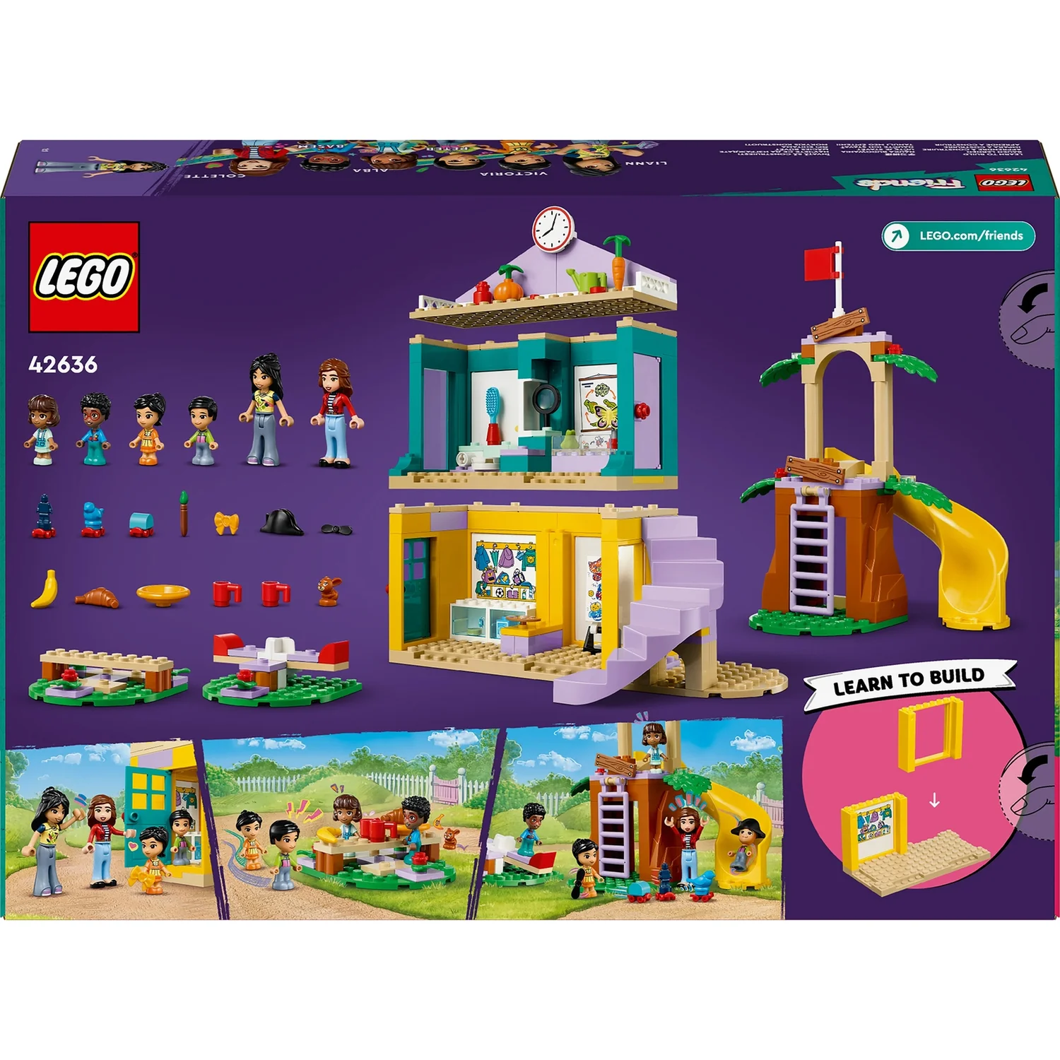 LEGO Friends Heartlake City Preschool Building Toy Set 42636