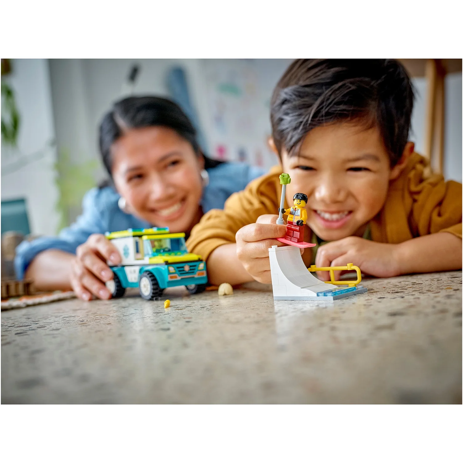 LEGO City Emergency Ambulance and Snowboarder Toys 60403