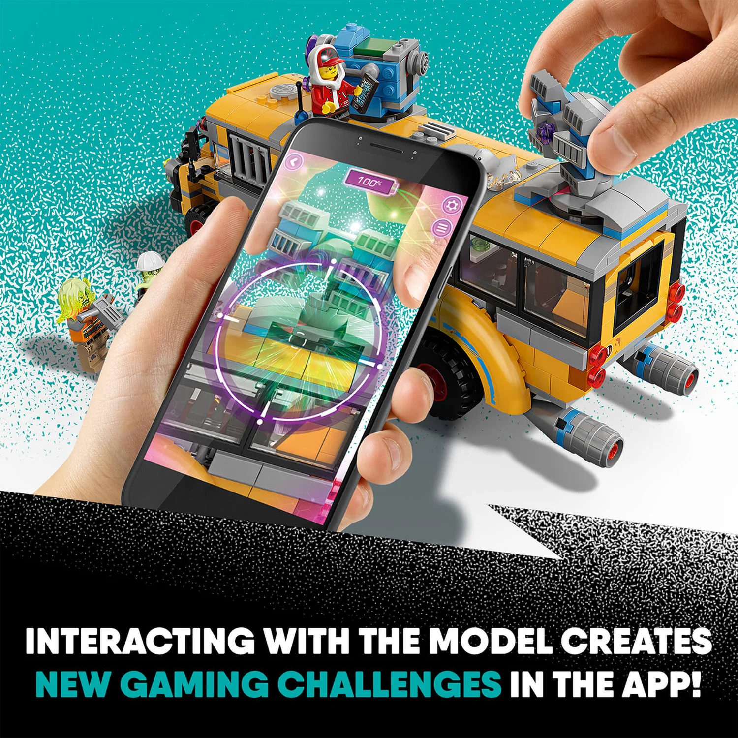 LEGO Hidden Side: Paranormal Intercept Bus AR Game Set (70423)