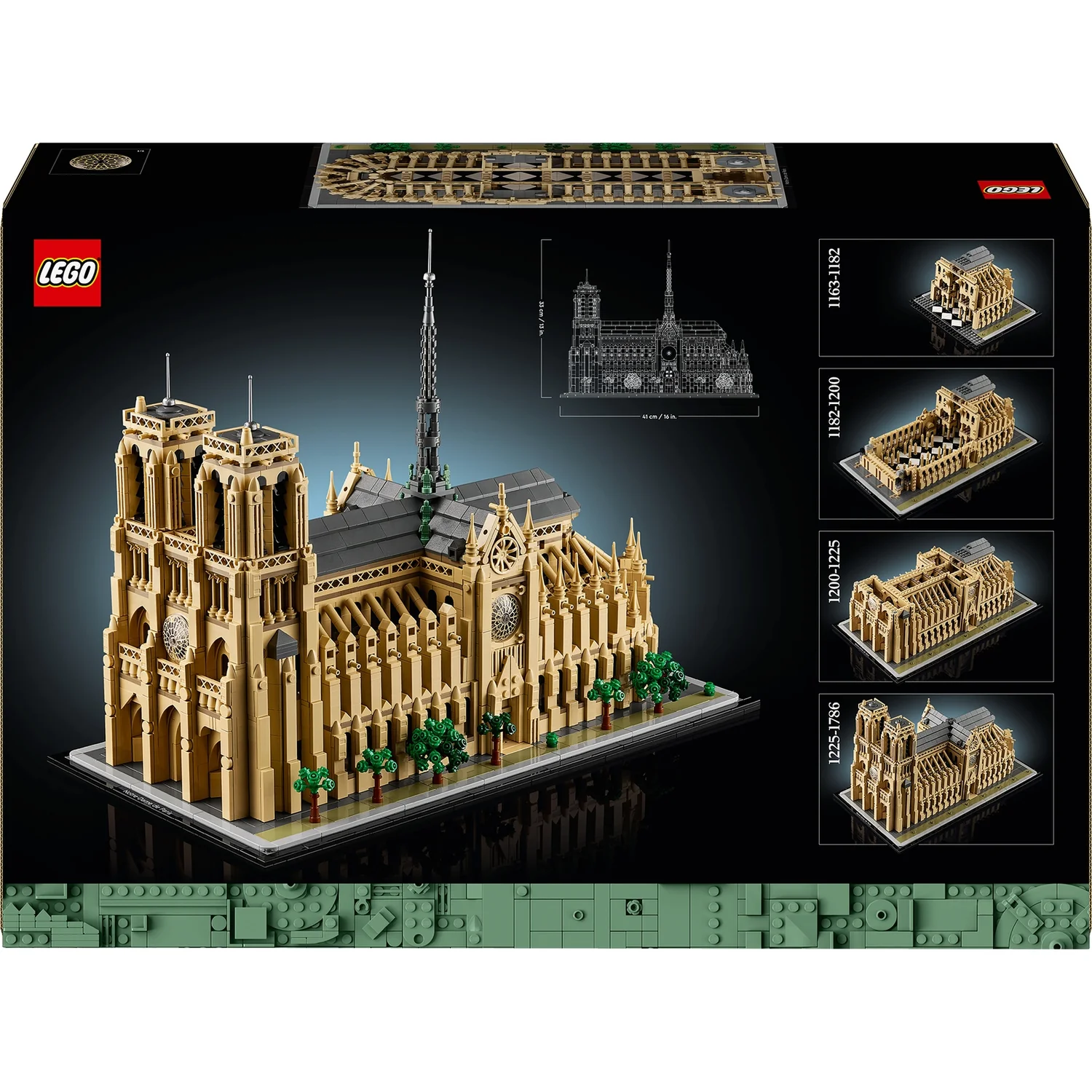 LEGO Architecture Notre-Dame de Paris Set for Adults 21061