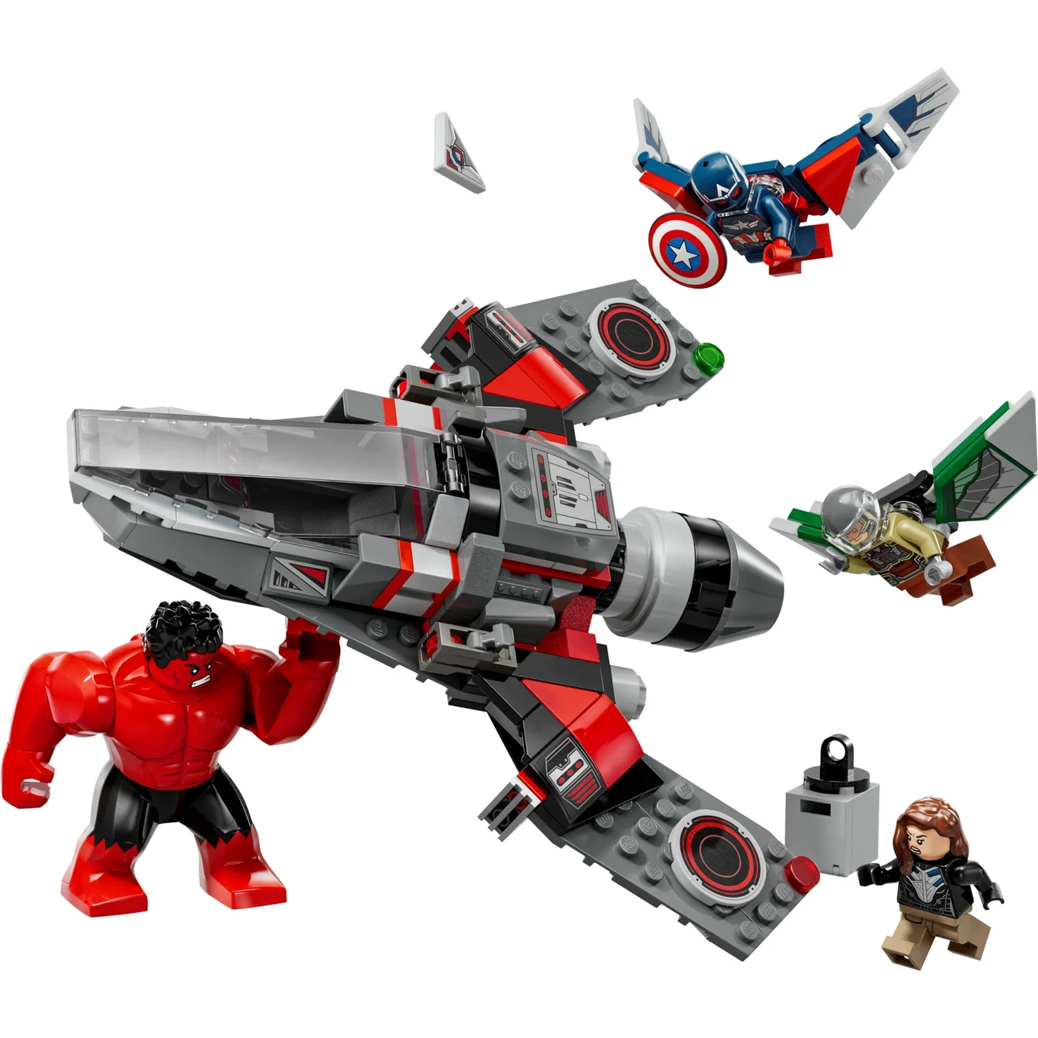 LEGO Marvel Captain America vs. Red Hulk Battle Set 76292