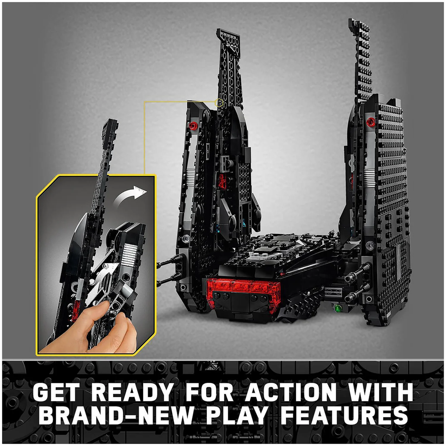 LEGO Star Wars: Kylo Rens Shuttle Building Set (75256)