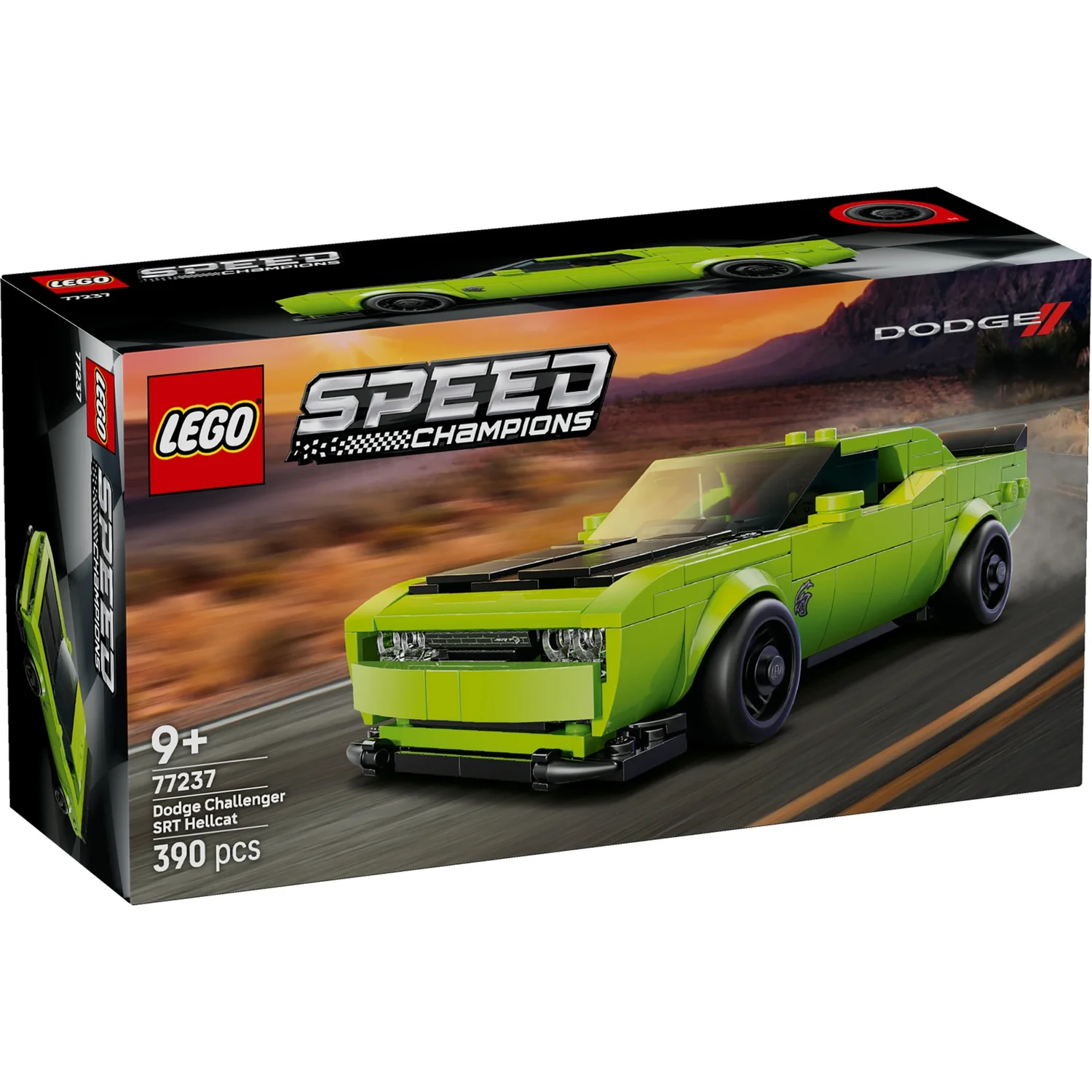 LEGO® Speed Champions Dodge Challenger SRT Hellcat Sports Car Toy 77237
