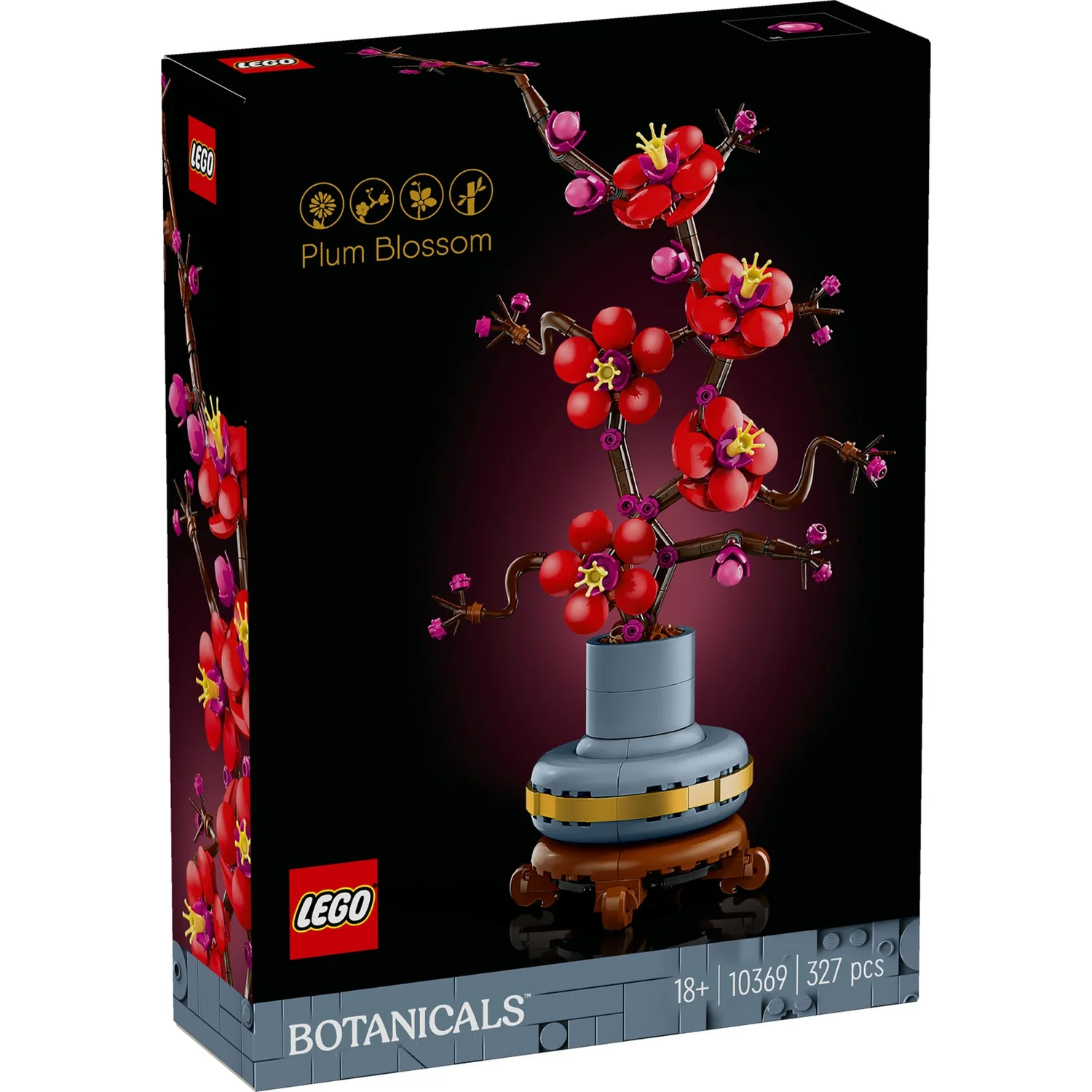 LEGO Botanicals Plum Blossom Flower Set for Adults 10369