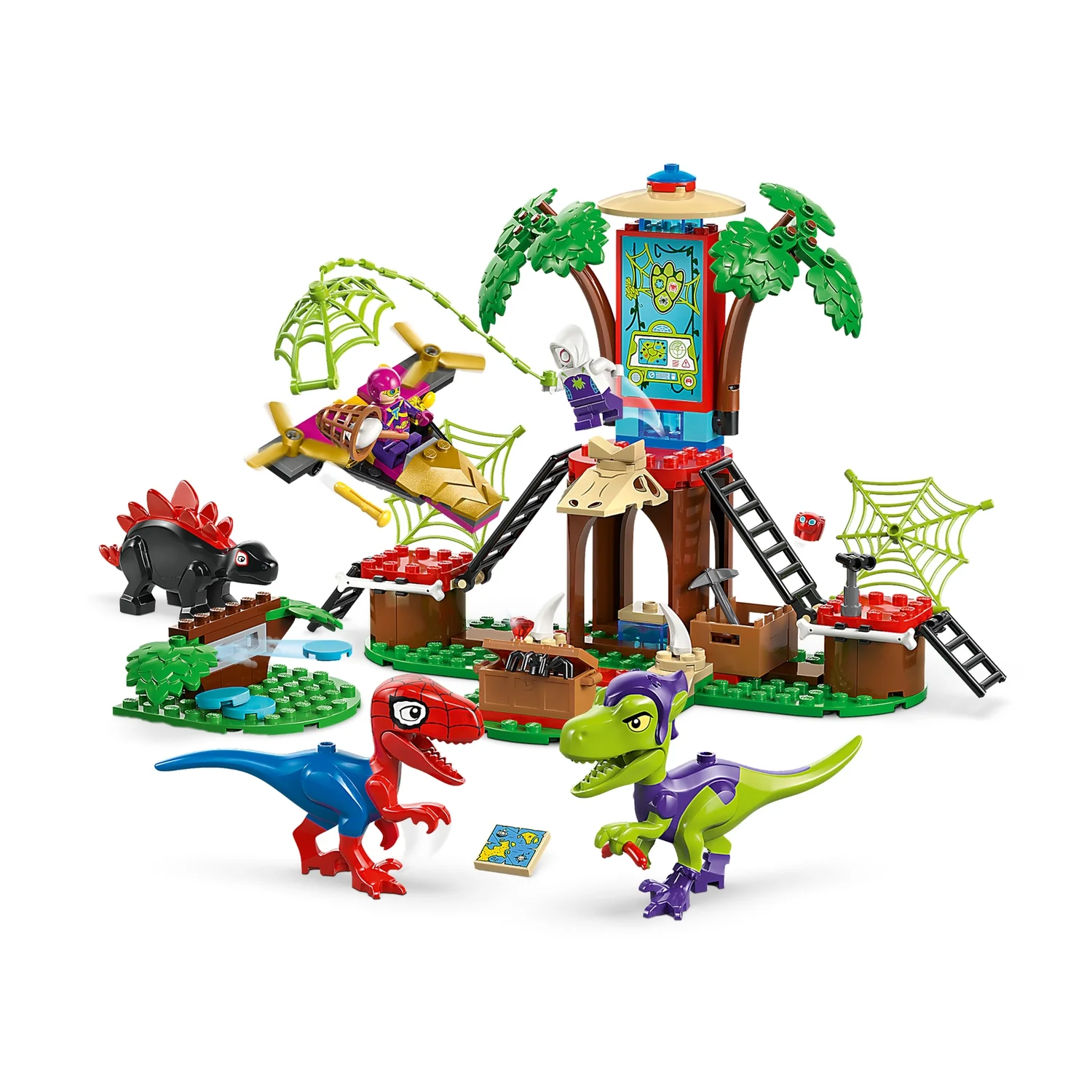 LEGO Marvel Spidey And His Amazing Friends Spidey and Gobby’s Raptor Battle at Tree House HQ 11200