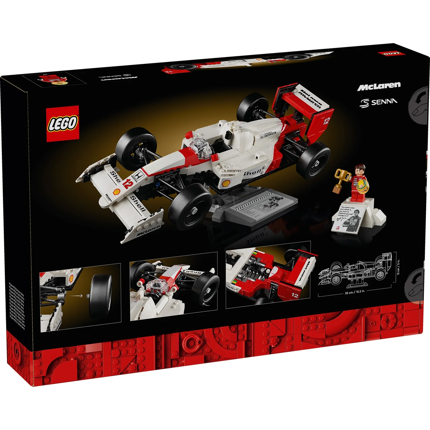LEGO Icons McLaren MP4/4 & Ayrton Senna Set for Adults 10330
