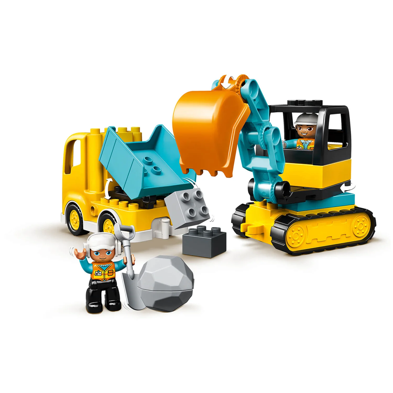 LEGO DUPLO Town: Truck & Tracked Excavator Toy (10931)