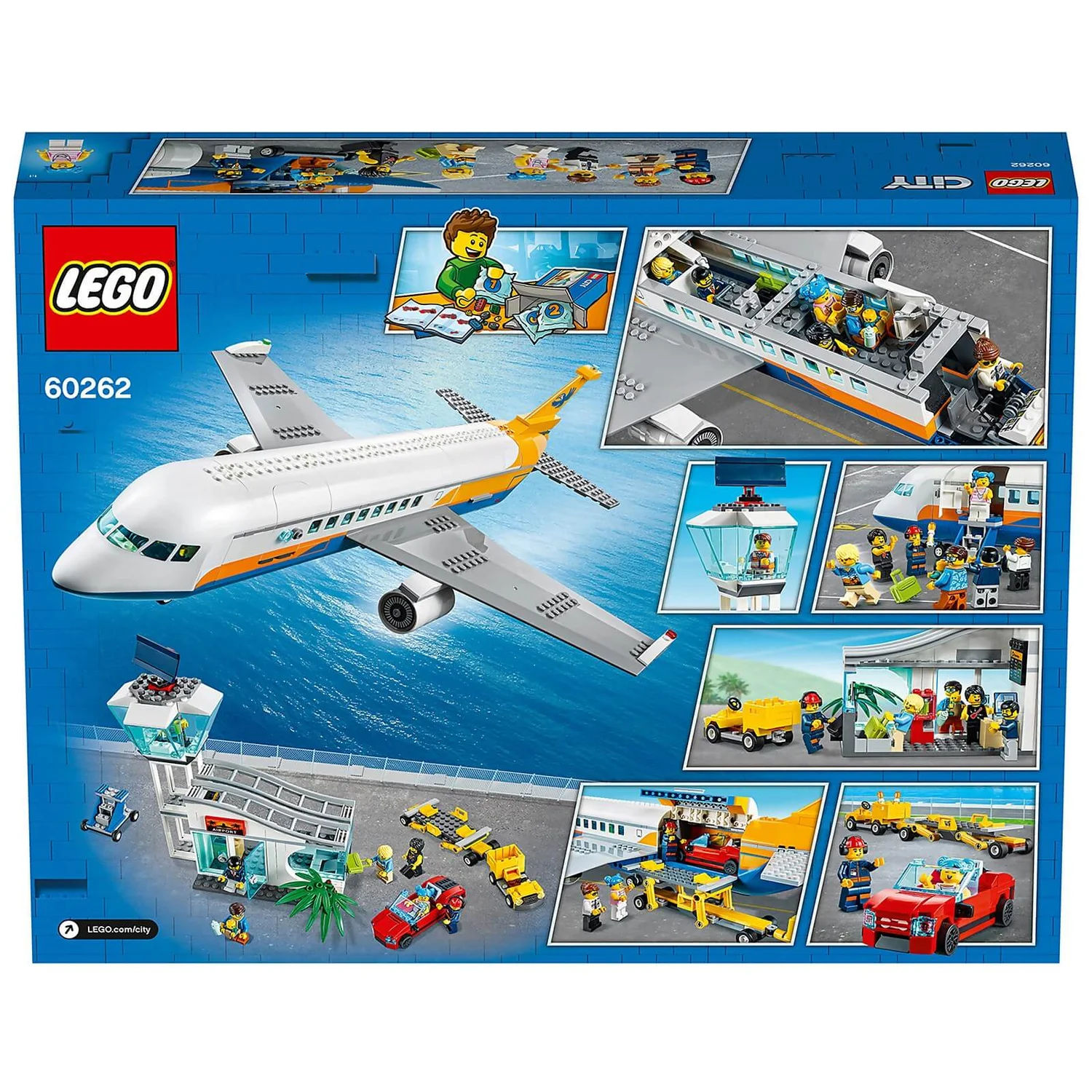 LEGO City: Airport Passenger Airplane & Terminal Toy (60262)
