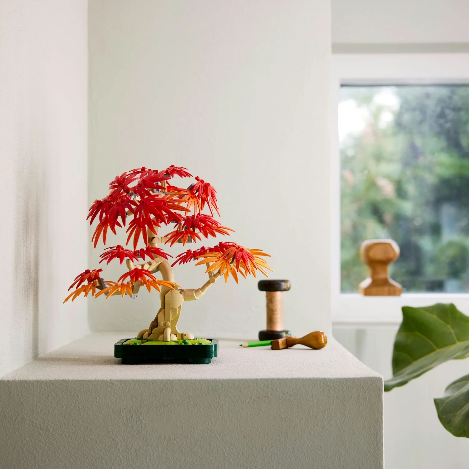 LEGO Botanicals Japanese Red Maple Bonsai Tree DIY Set 10348