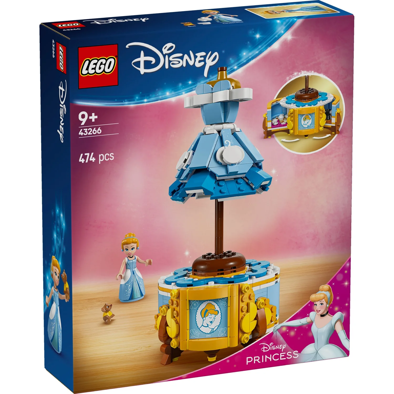 LEGO | Disney Princess Cinderella’s Dress Building Toy 43266