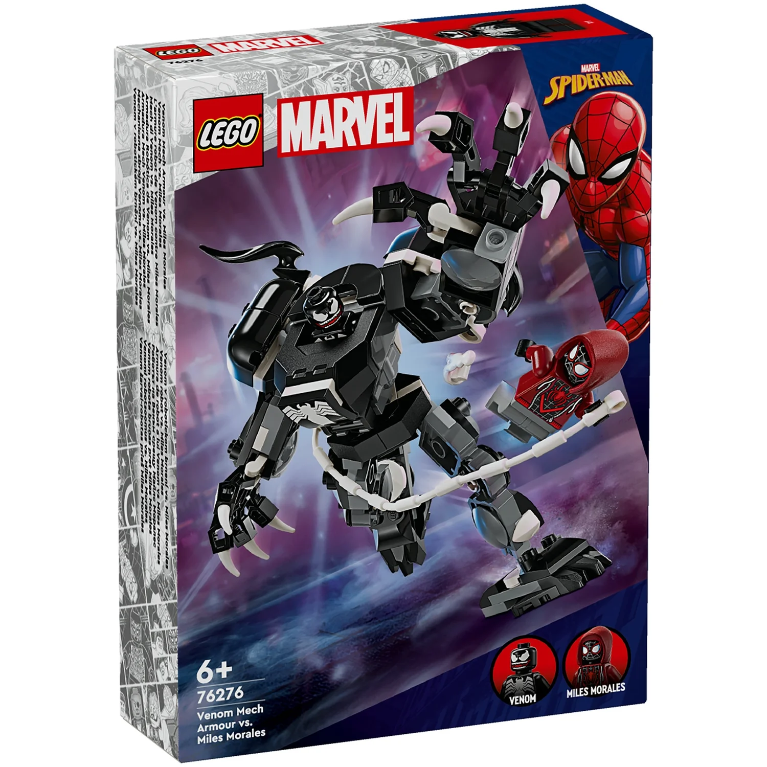 LEGO Marvel Venom Mech Armour vs. Miles Morales Set 76276