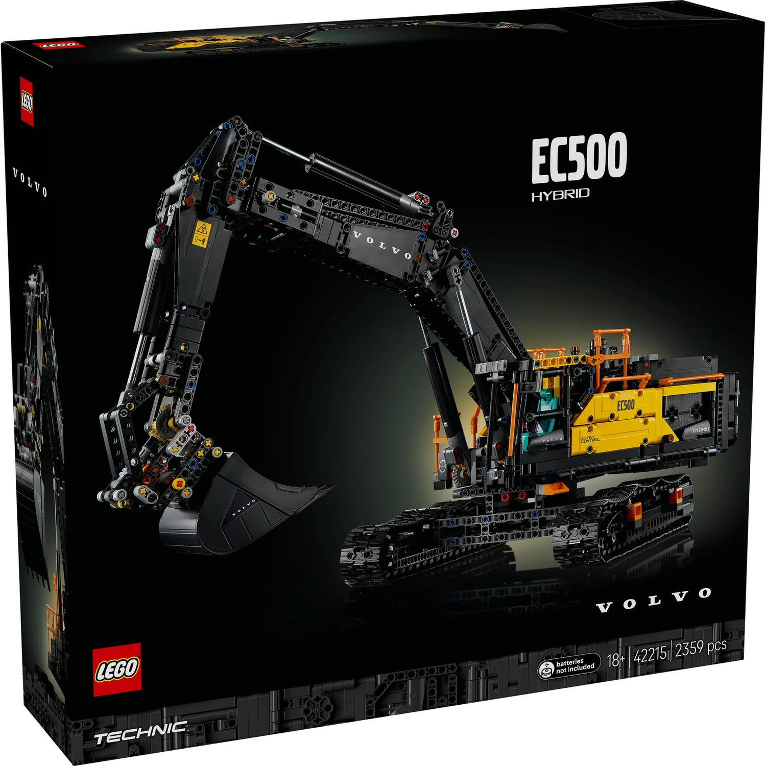 LEGO Technic Volvo EC500 Hybrid Excavator Building Set 42215