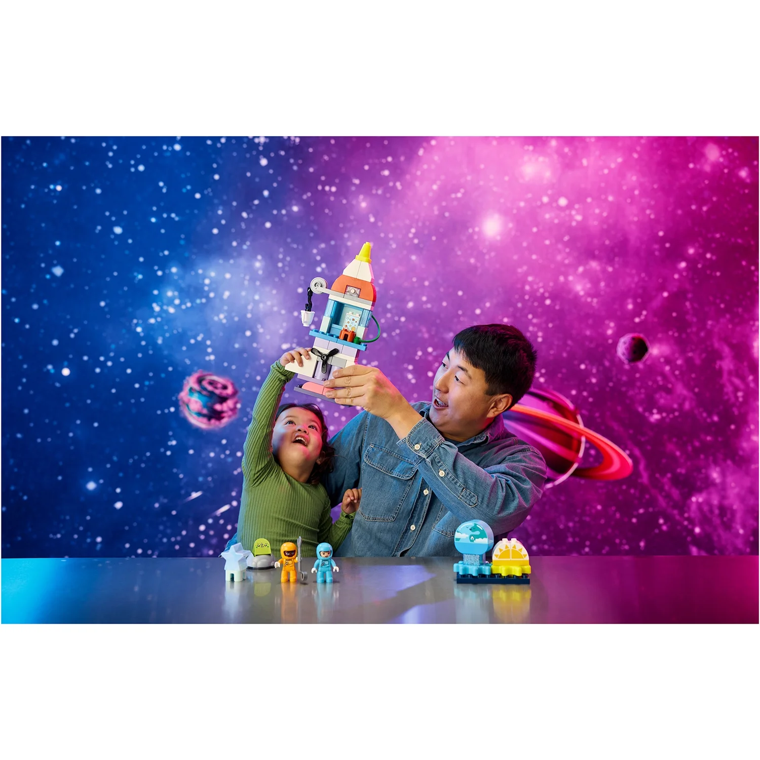 LEGO DUPLO 3in1 Space Shuttle Adventure Rocket Toy 10422