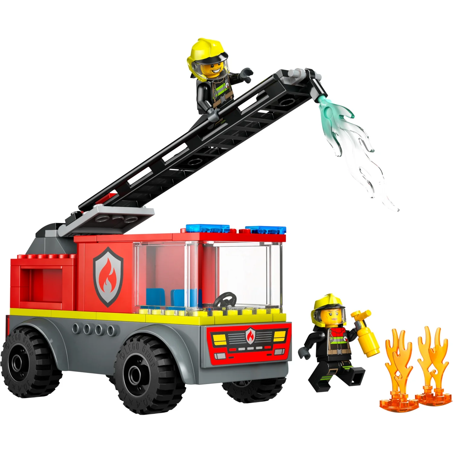 LEGO City Fire Engine with Ladder, Firefighter Toy 60463