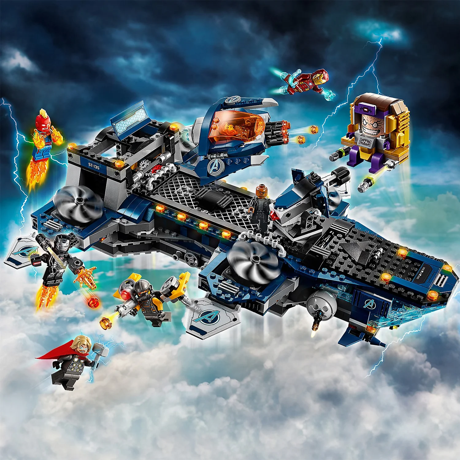 LEGO Marvel Avengers Helicarrier Toy (76153)