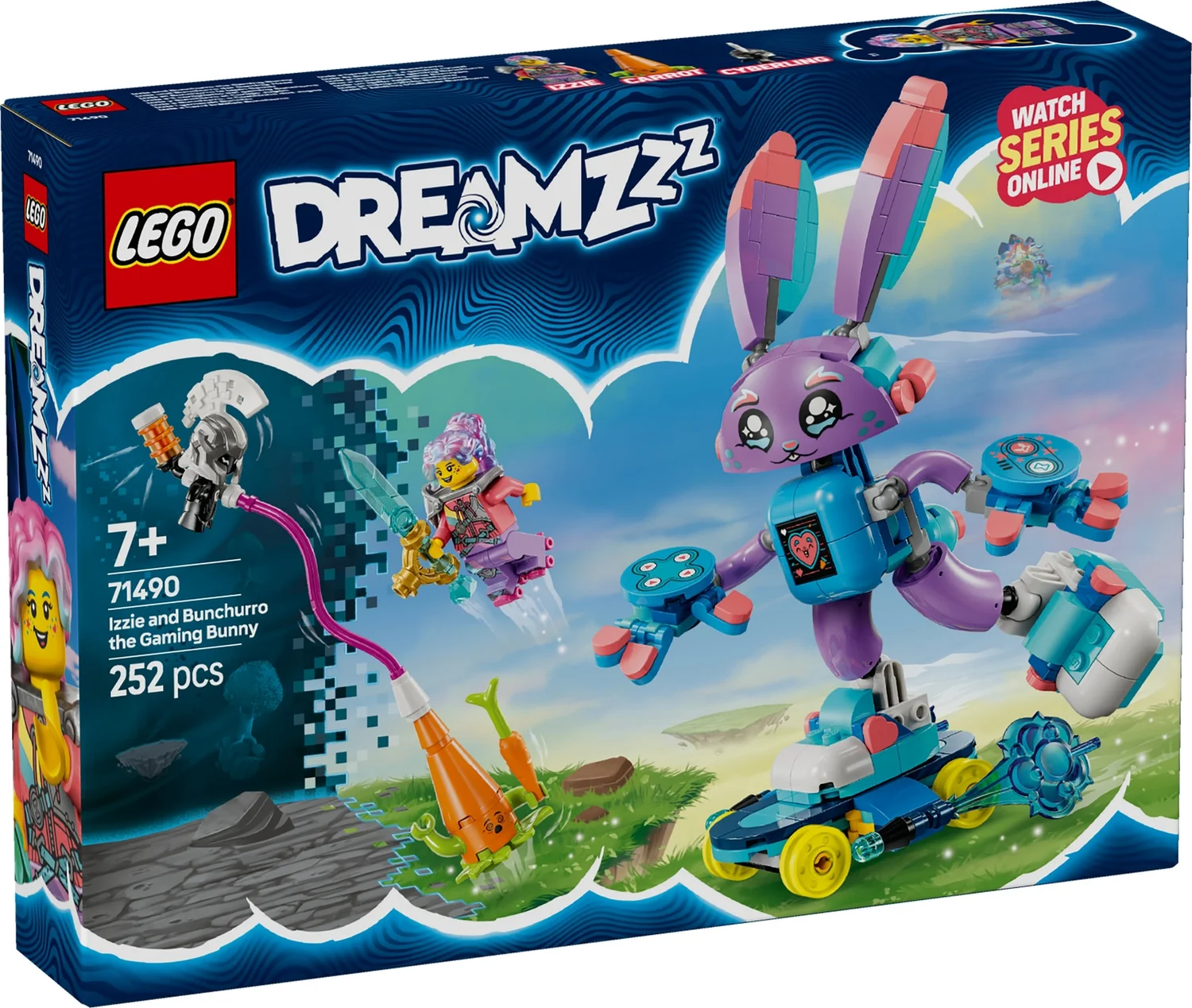 LEGO® DREAMZzz™ Izzie and Bunchurro the Gaming Bunny Imagination Toy 71490