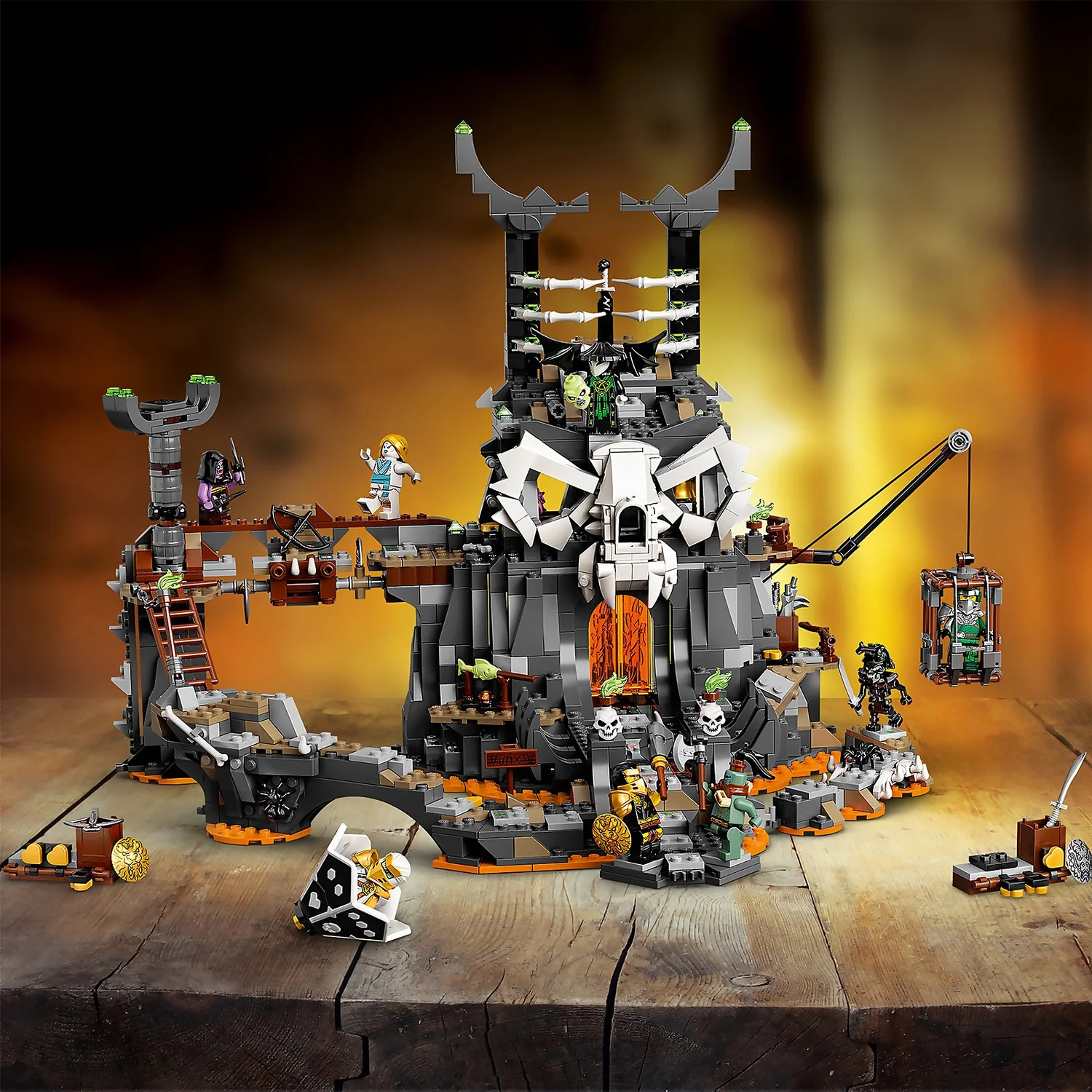 LEGO NINJAGO: Skull Sorcerers Dungeons Board Game Set (71722)