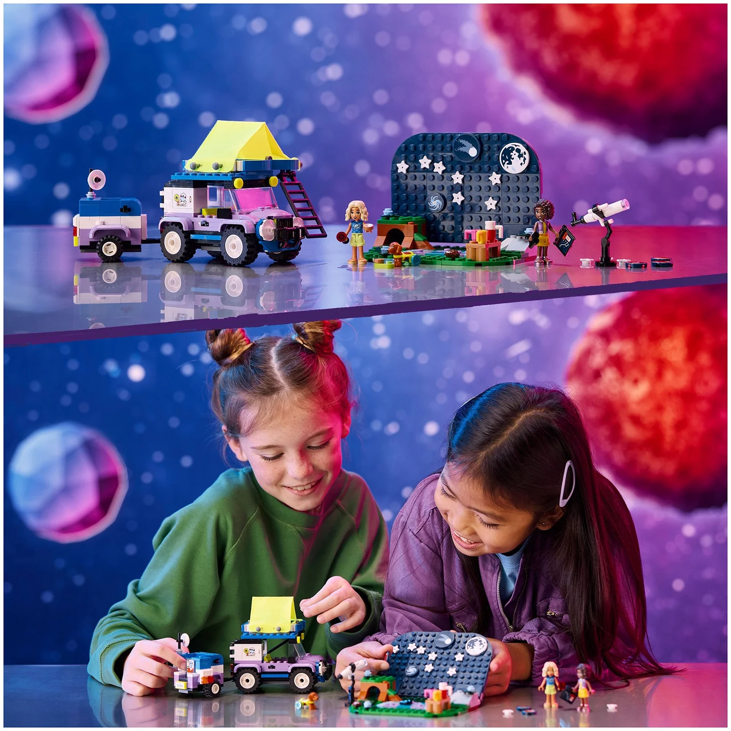 LEGO Friends Stargazing Camping Set with 4x4 Toy Car 42603