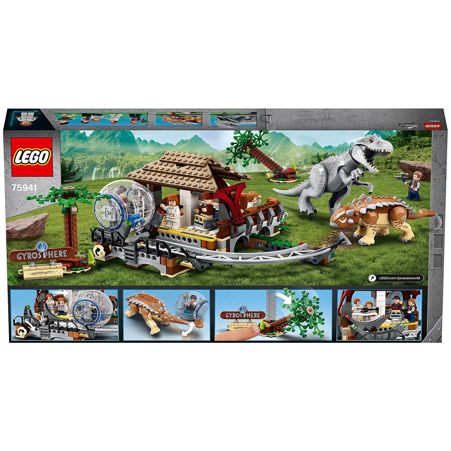 LEGO Jurassic World: Indominus Rex vs. Ankylosaurus Set (75941)