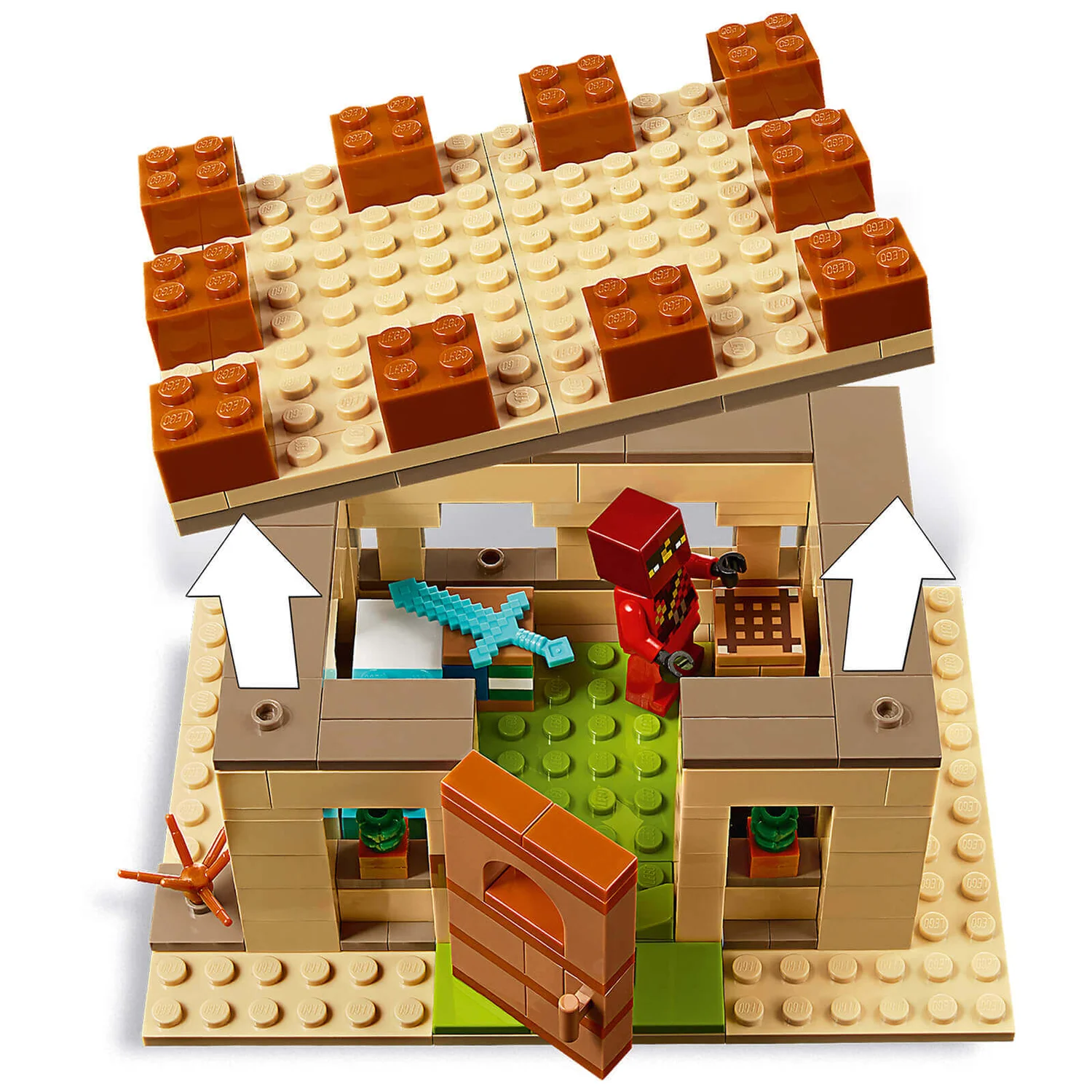 LEGO Minecraft: The Illager Raid Building Set (21160)
