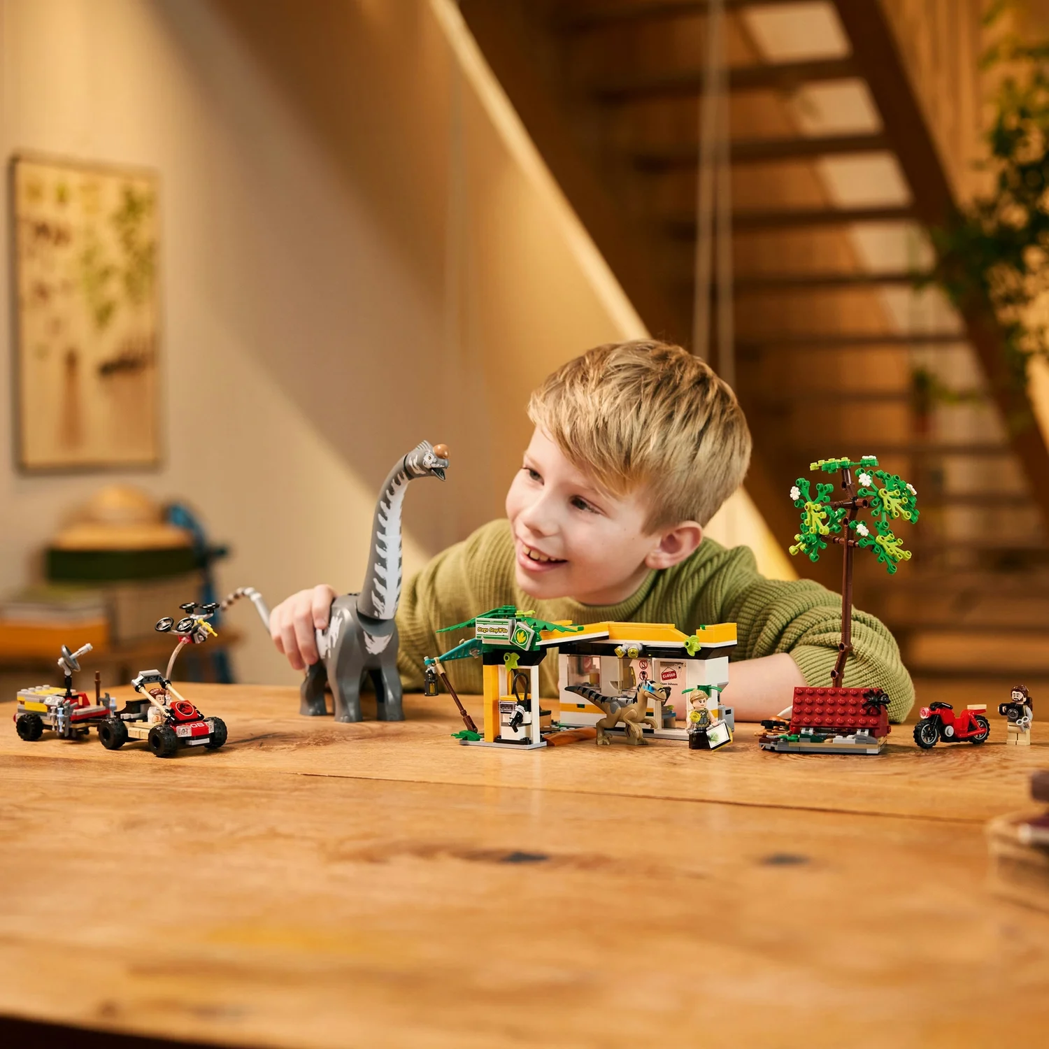 LEGO® Jurassic World Raptor & Titanosaurus Tracking Mission Dinosaur Toy 76973