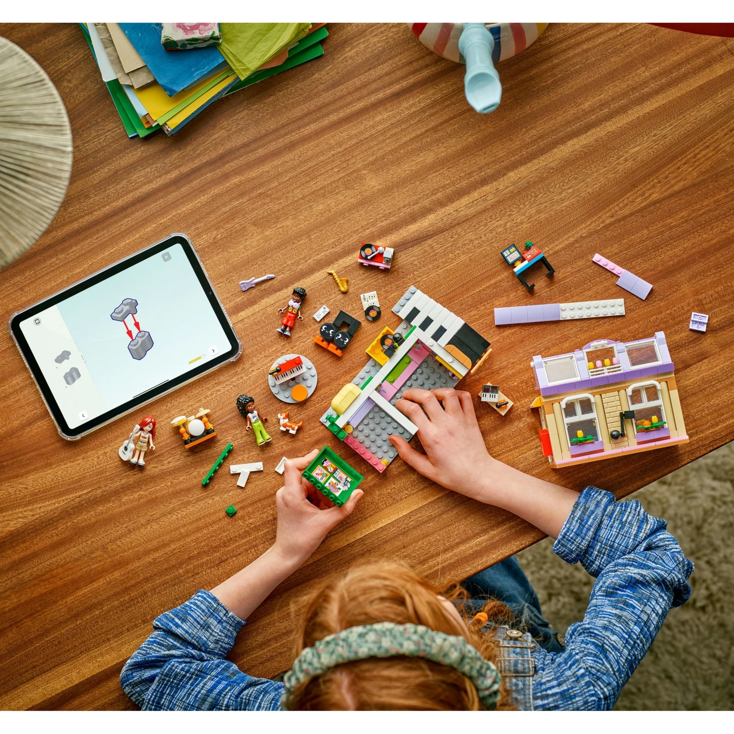 LEGO® Friends Music Shop & Apartment Building Set Pretend-Play Toy 42653