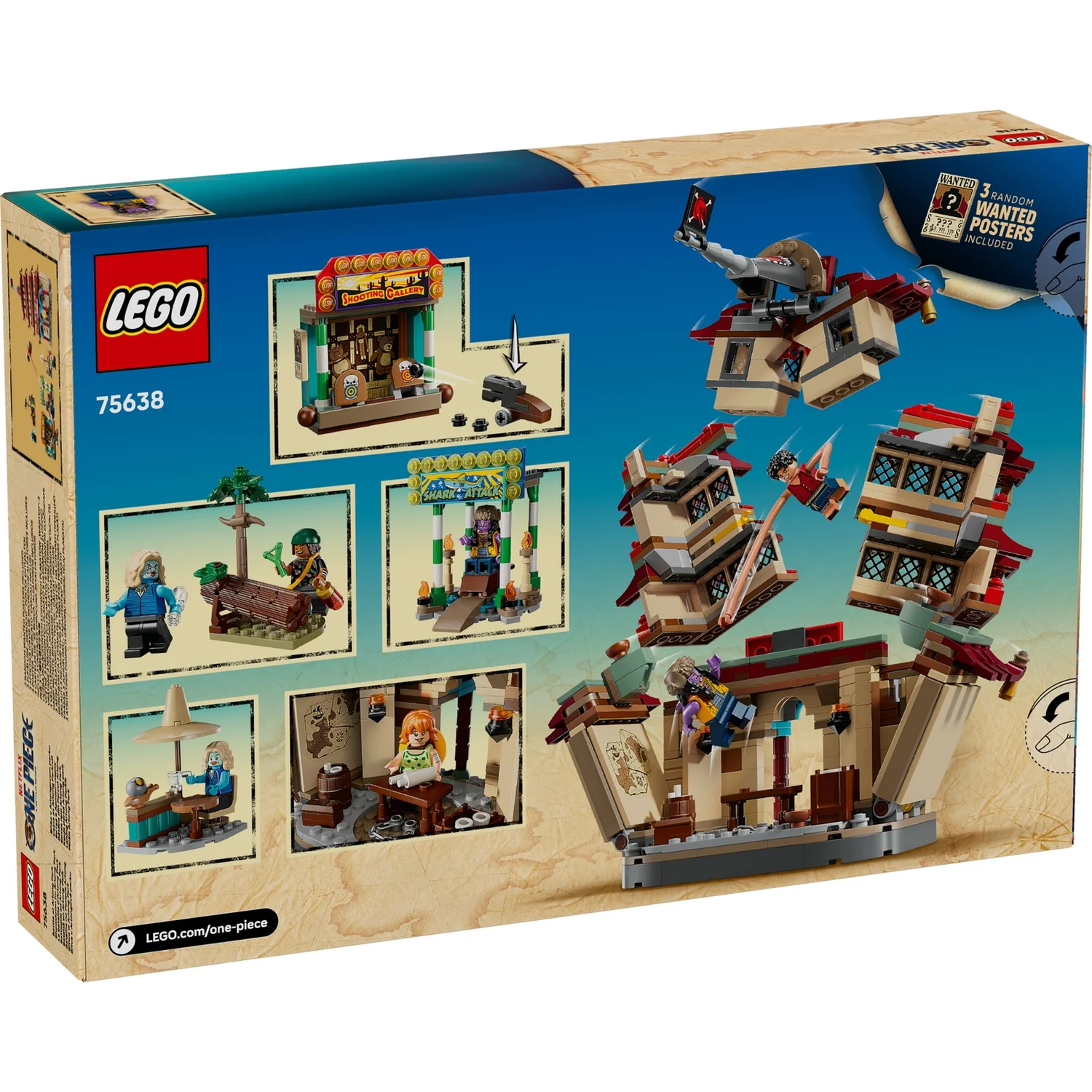 LEGO® ONE PIECE Battle at Arlong Park Interactive Pirate Toy Building Set 75638