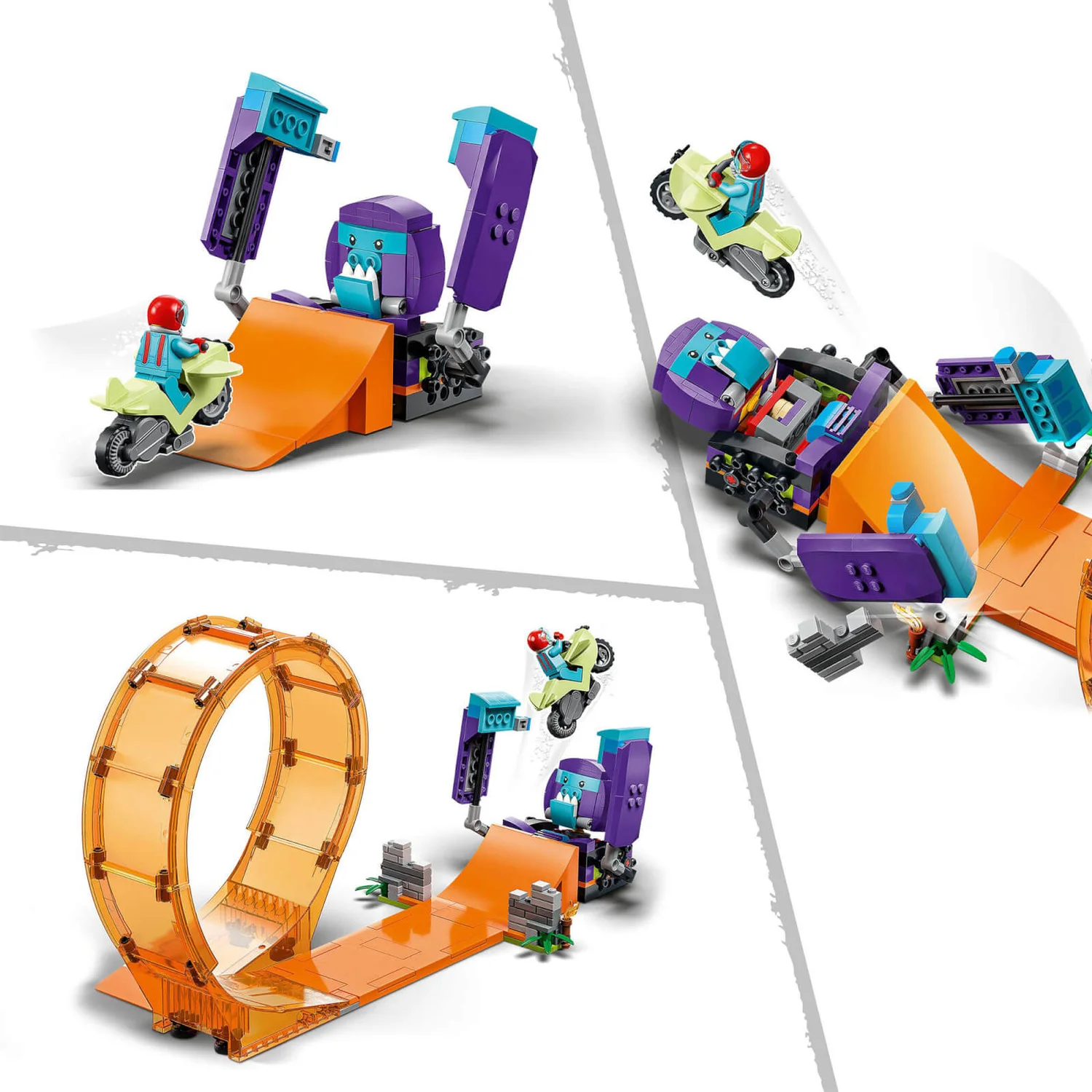 LEGO City: Stuntz Smashing Chimpanzee Stunt Loop Set (60338)