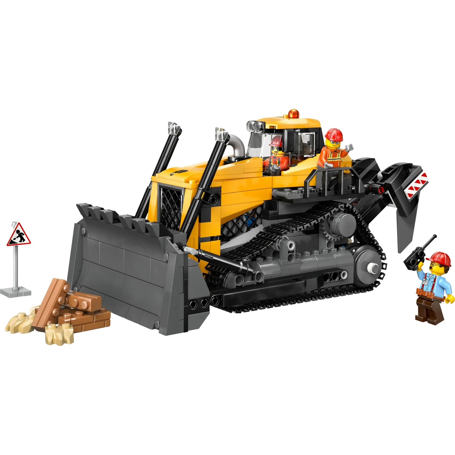LEGO City Yellow Bulldozer Construction Vehicle Toy 60466
