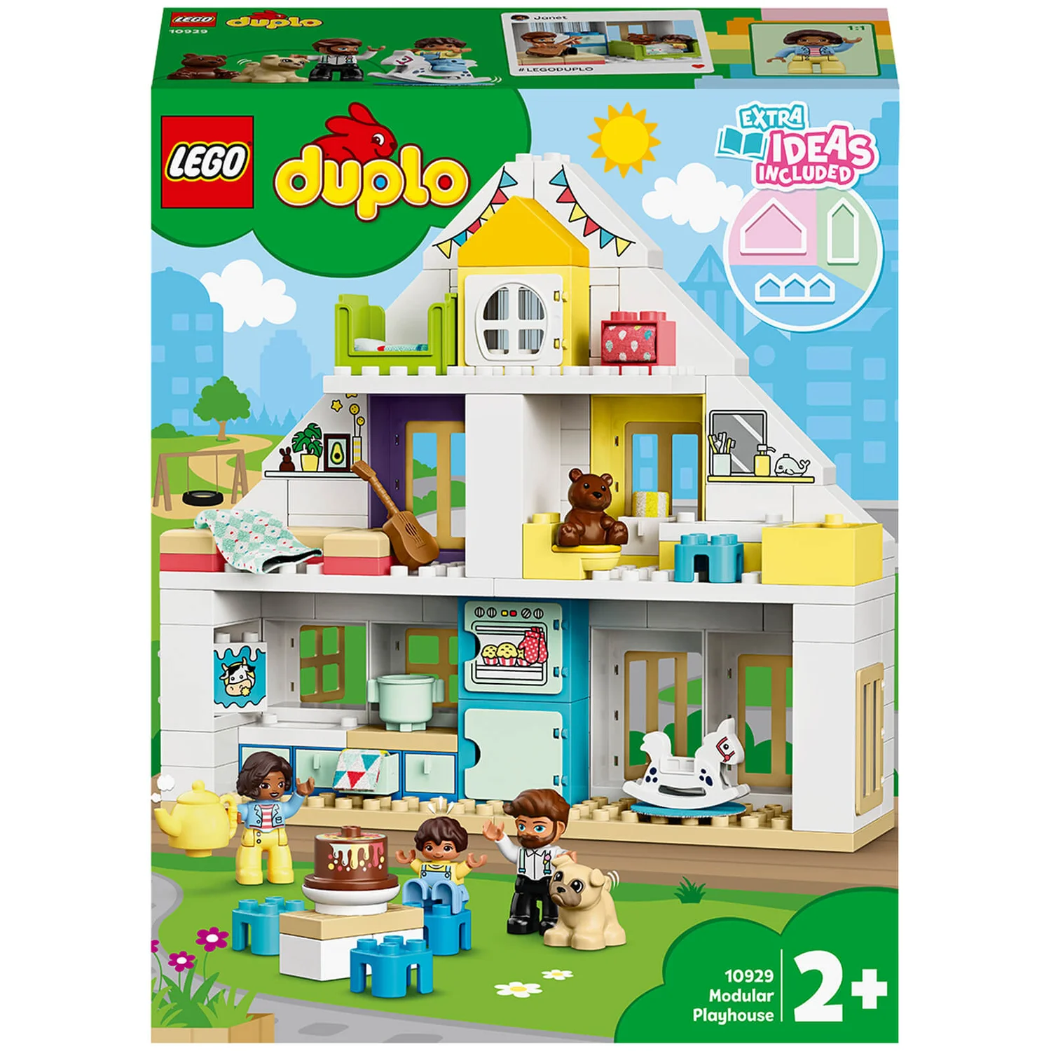 LEGO DUPLO Town: Modular Playhouse 3in1 Building Set (10929)