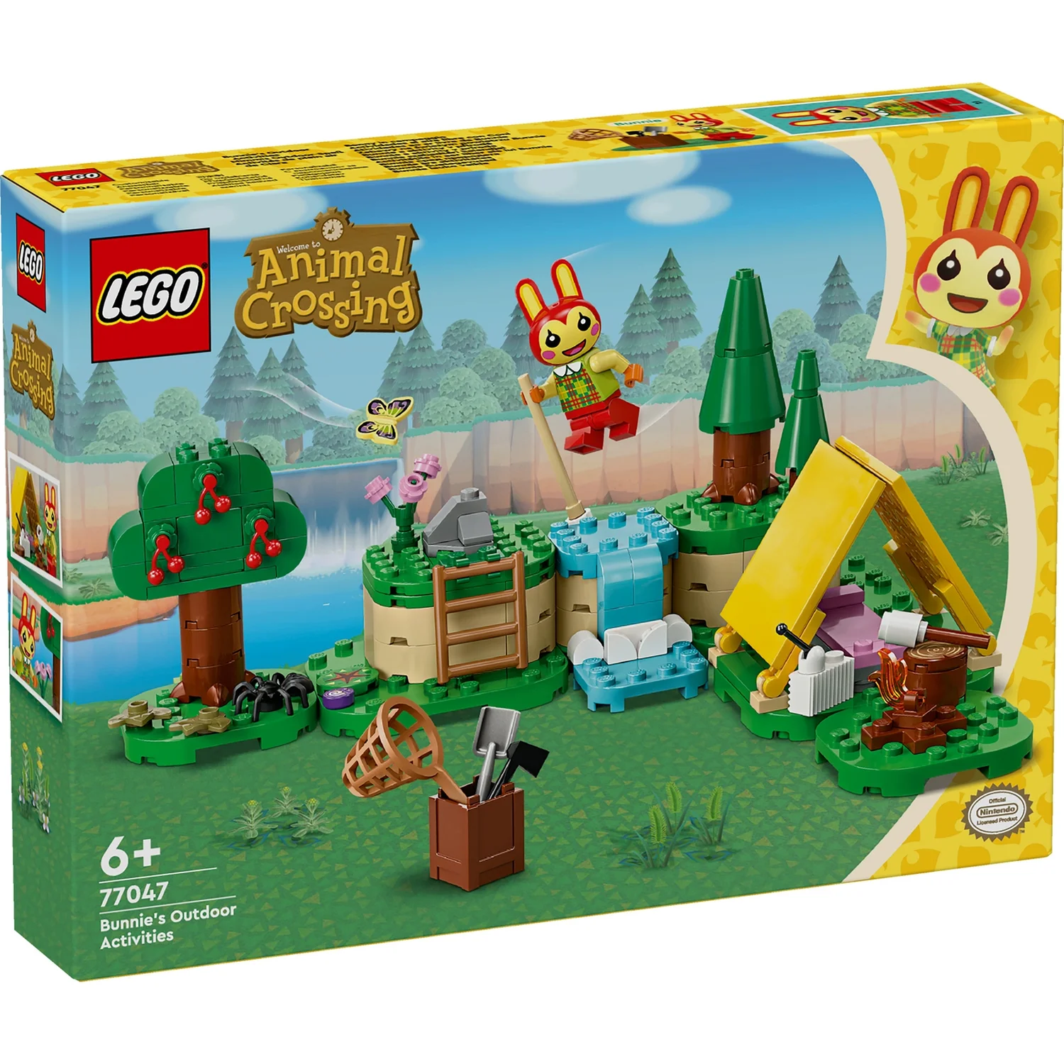 LEGO Animal Crossing Bunnie’s Outdoor Activities Creative Toy 77047