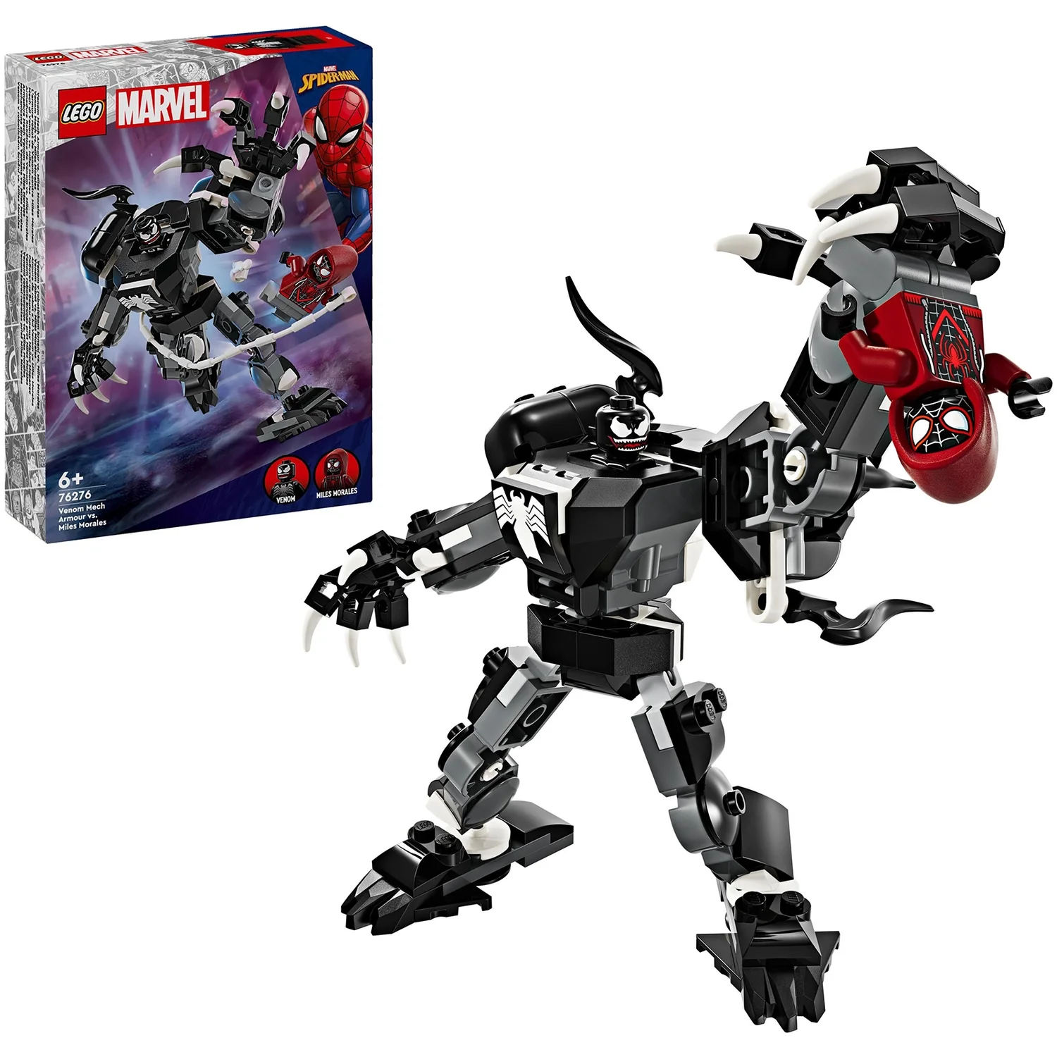 LEGO Marvel Venom Mech Armour vs. Miles Morales Set 76276