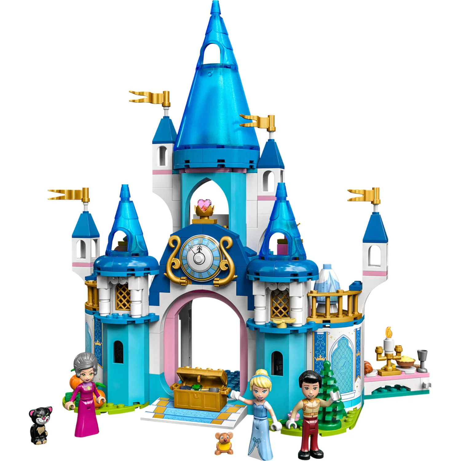 LEGO Disney Cinderella & Prince Charming's Castle Set (43206)