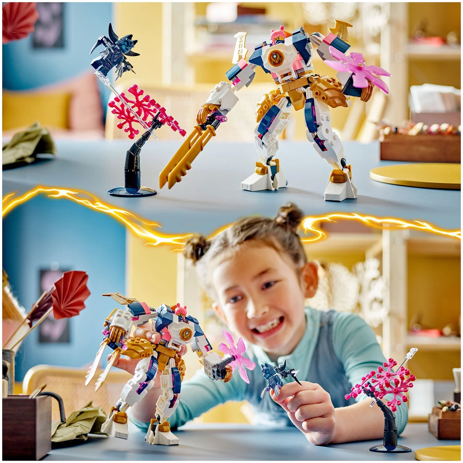 LEGO NINJAGO Sora’s Elemental Tech Mech Action Figure 71807