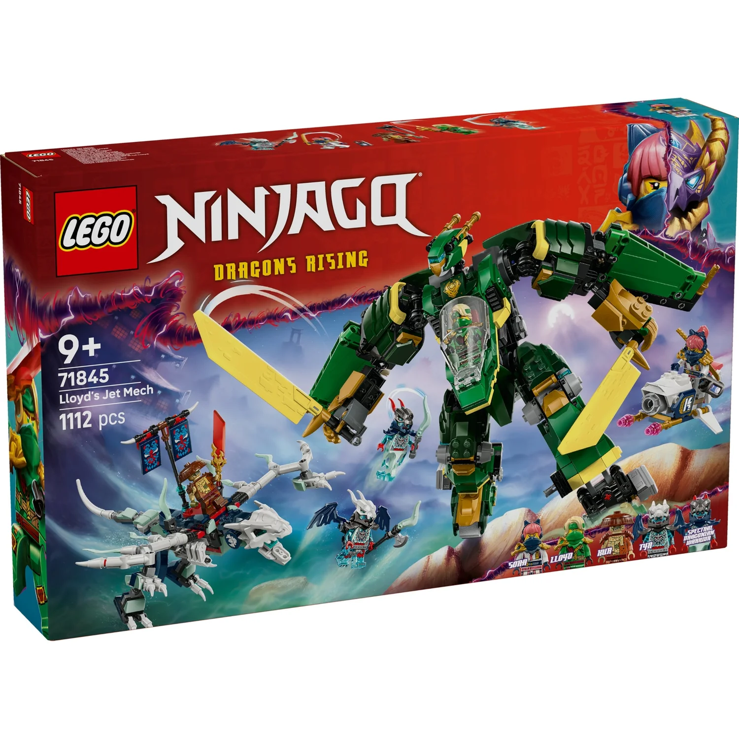 LEGO® NINJAGO® Lloyd’s Jet Mech Ninja Toy Building Kit 71845