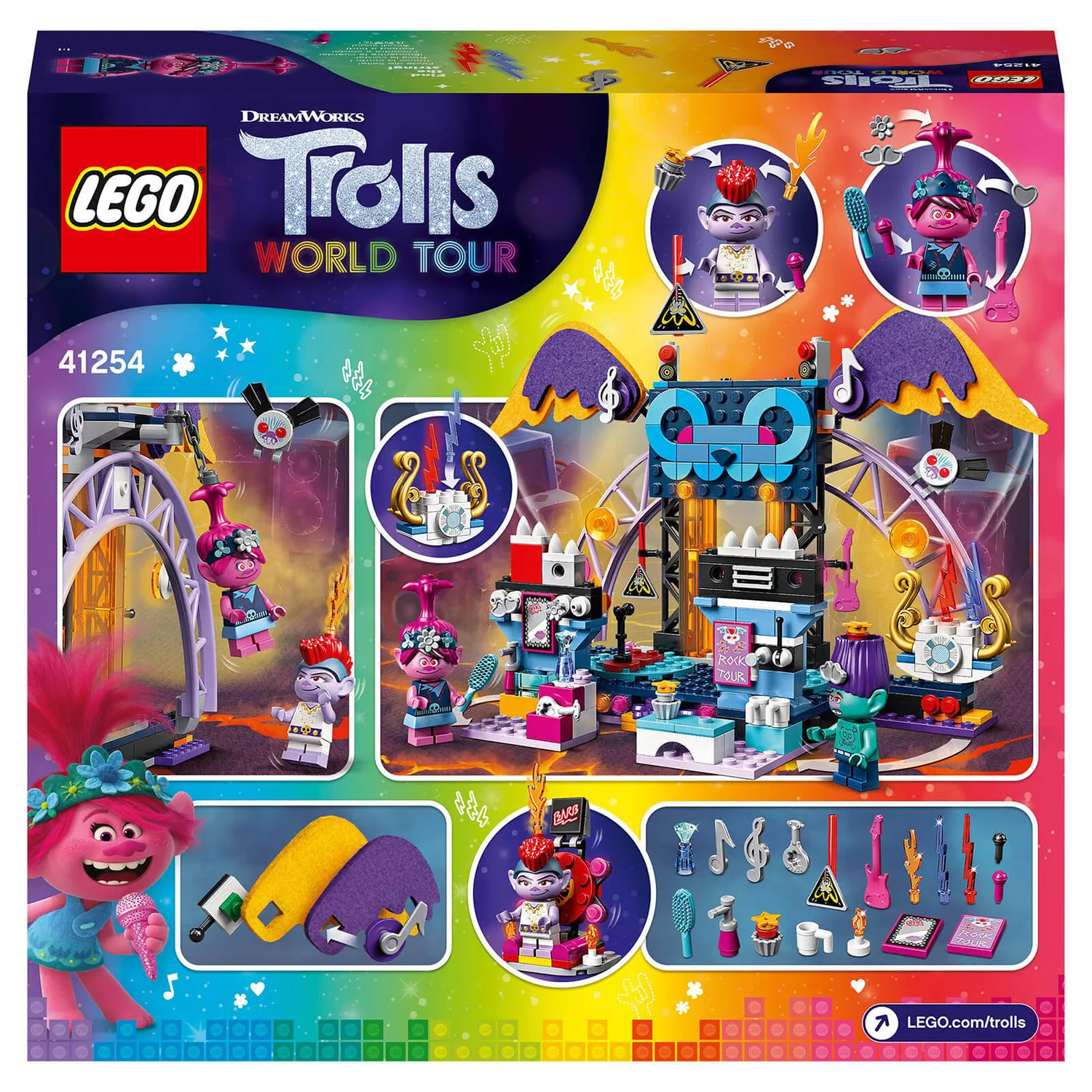 LEGO Trolls Volcano Rock City: Concert Playset (41254)