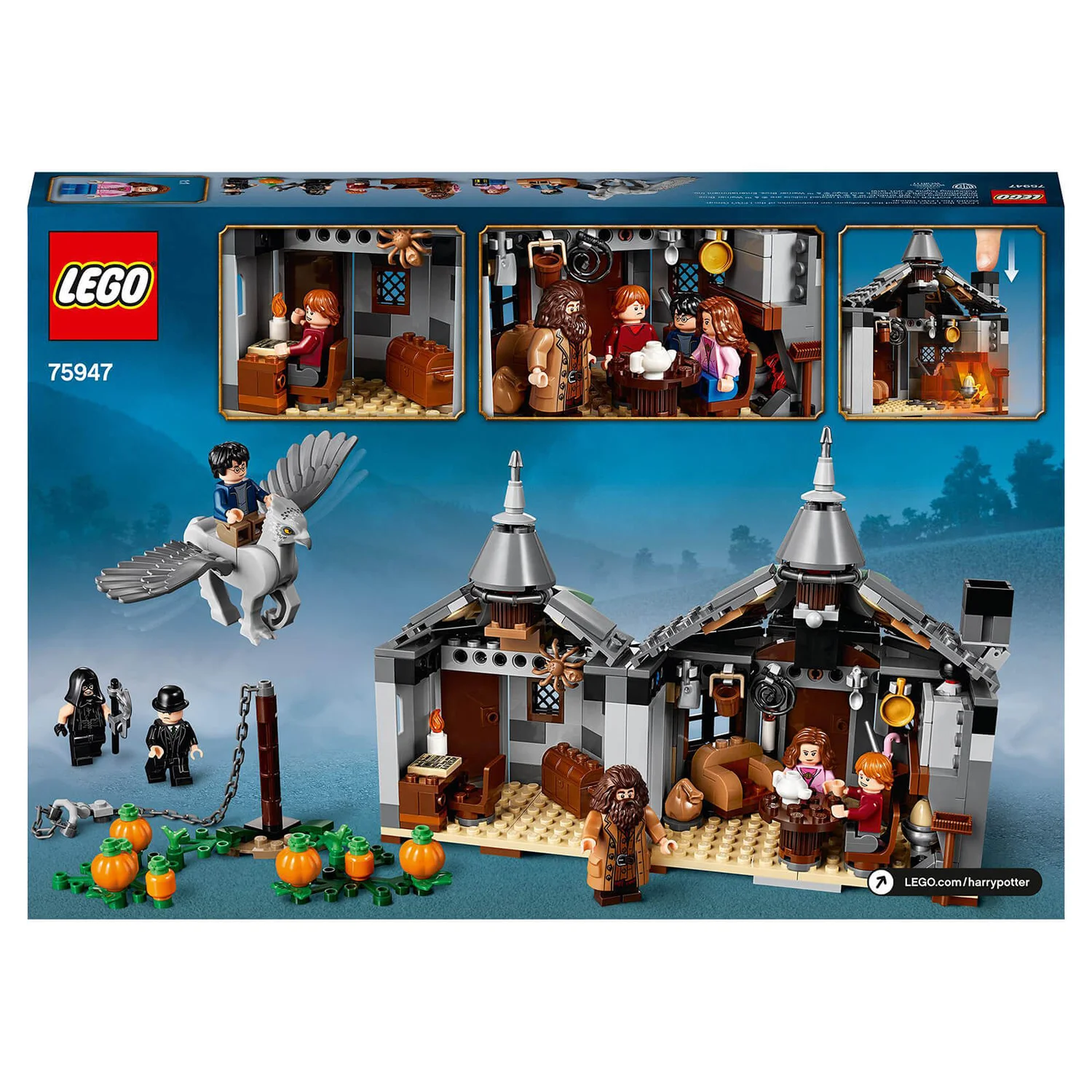 LEGO Harry Potter: Hagrids Hut Hippogriff Rescue Set (75947)