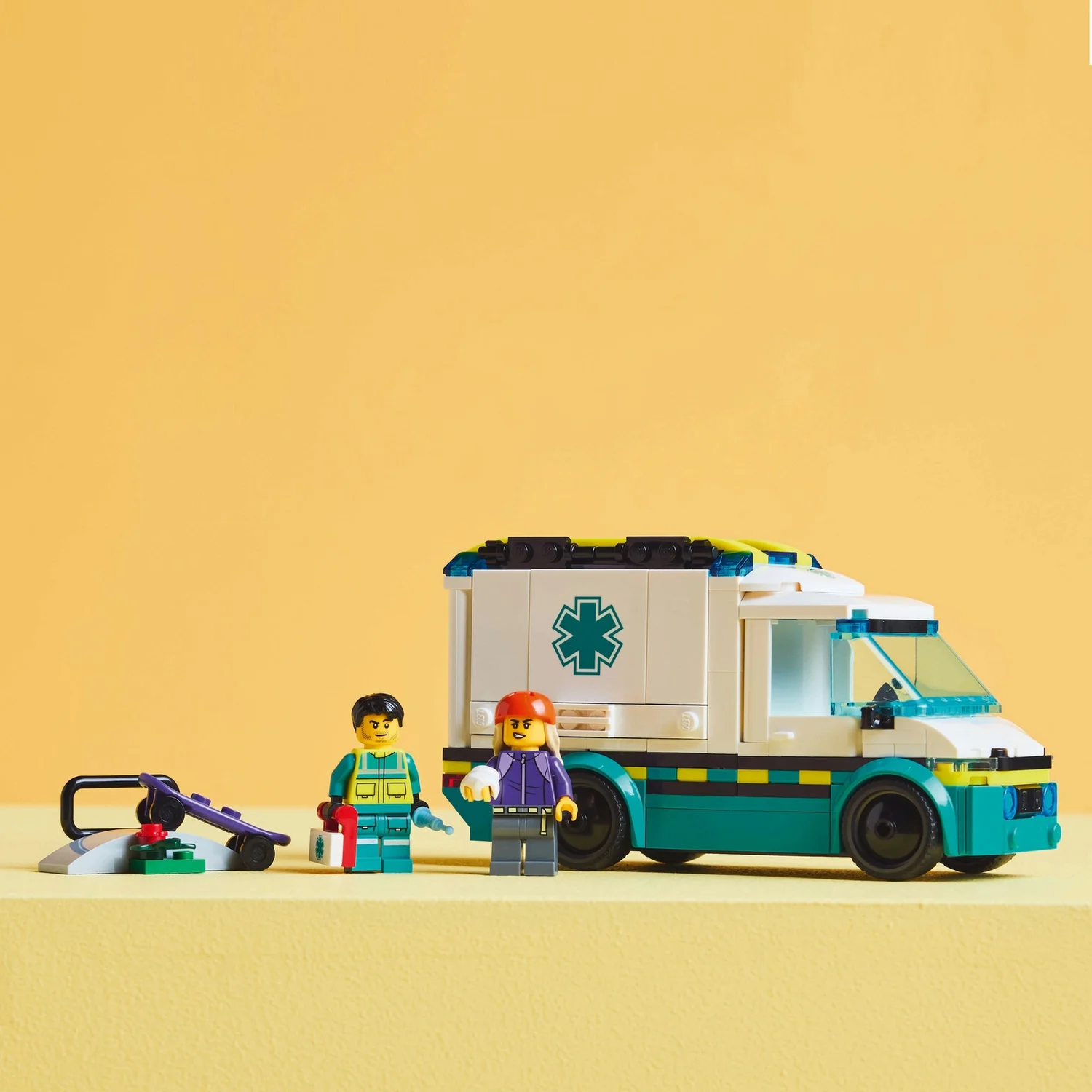 LEGO City Emergency Ambulance Toy Set with Minifigures 60451