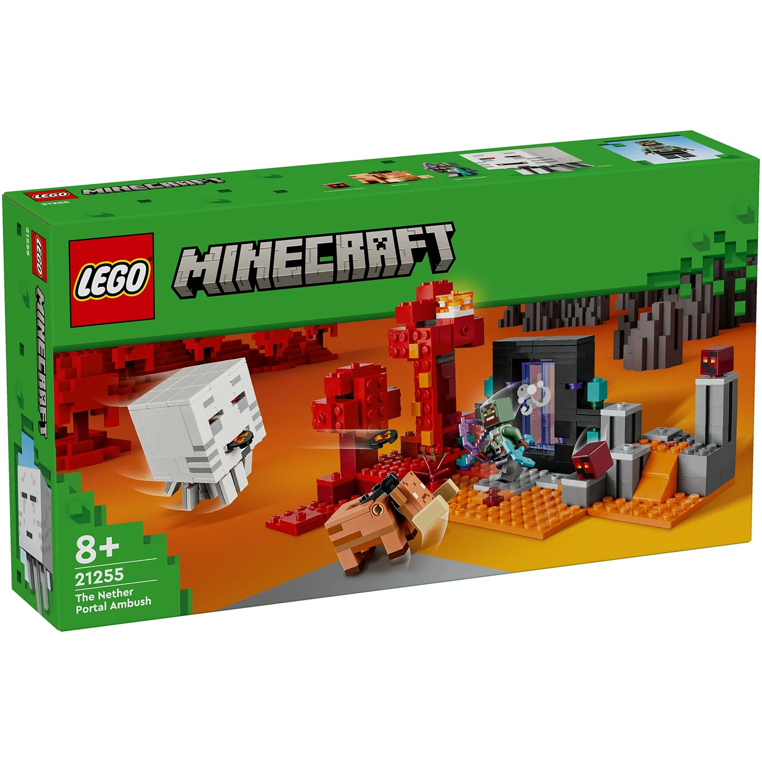 LEGO Minecraft The Nether Portal Ambush Building Toy 21255