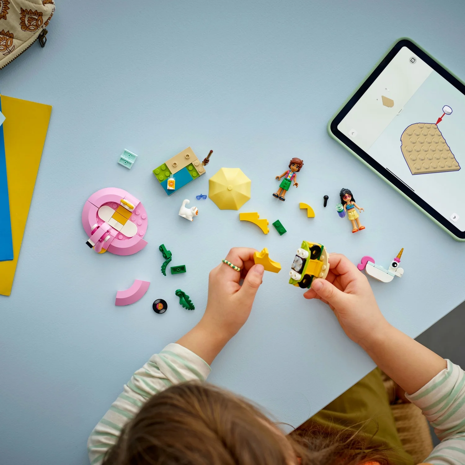 LEGO® Friends Unicorn & Flamingo Pool Party Toy Building Set 42658