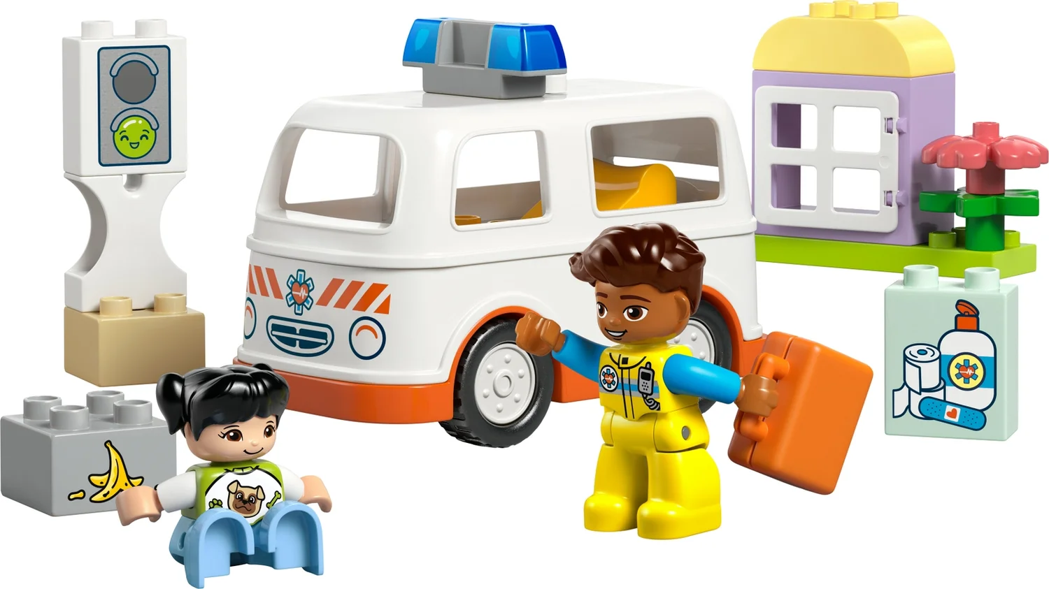 LEGO DUPLO Ambulance & Driver, Toddler Learning Toys 10447