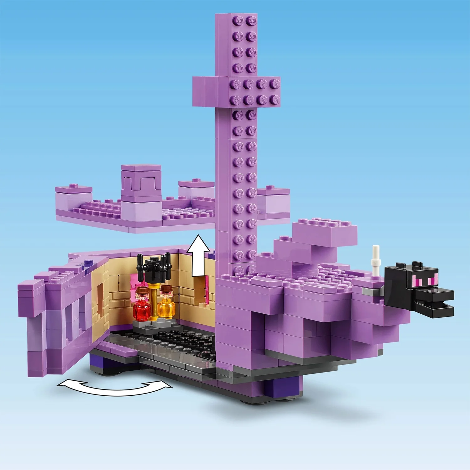 LEGO Minecraft The Ender Dragon and End Ship Toy Set 21264