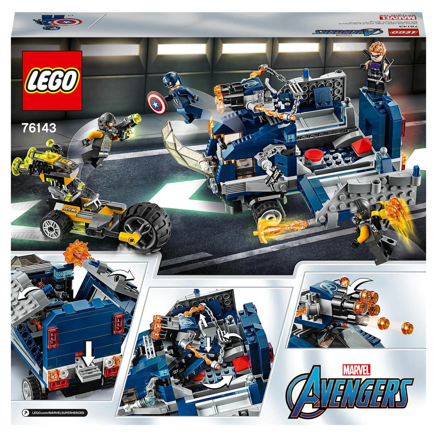 LEGO Super Heroes: Marvel Avengers Truck Take-down Set (76143)