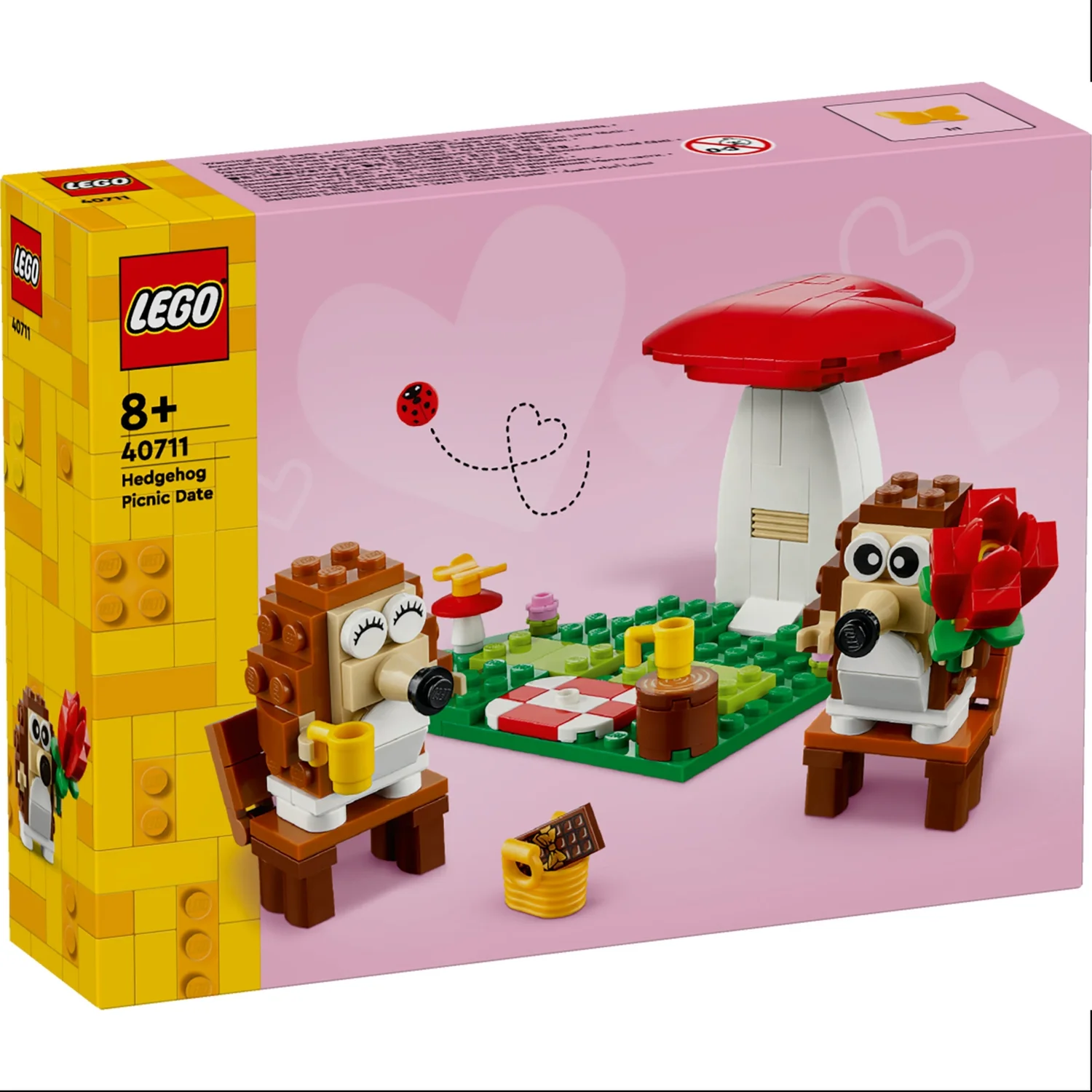 LEGO Hedgehog Picnic Date Set with Toy Animal Figures 40711