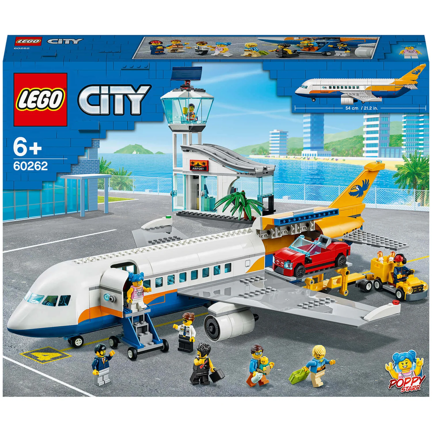 LEGO City: Airport Passenger Airplane & Terminal Toy (60262)